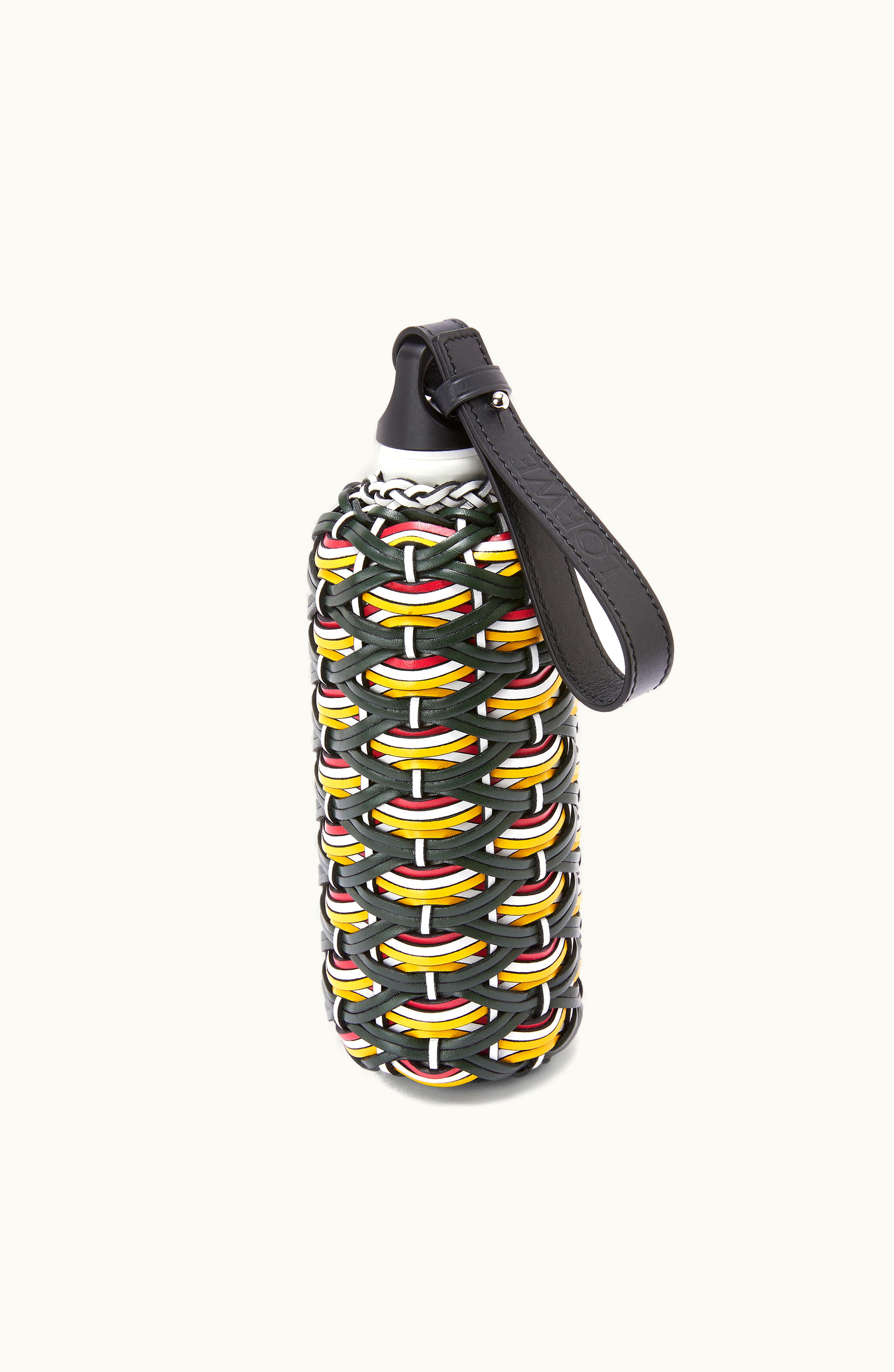 Loewe Loewe Bottle In Aluminium / Calf Green / Multicolor