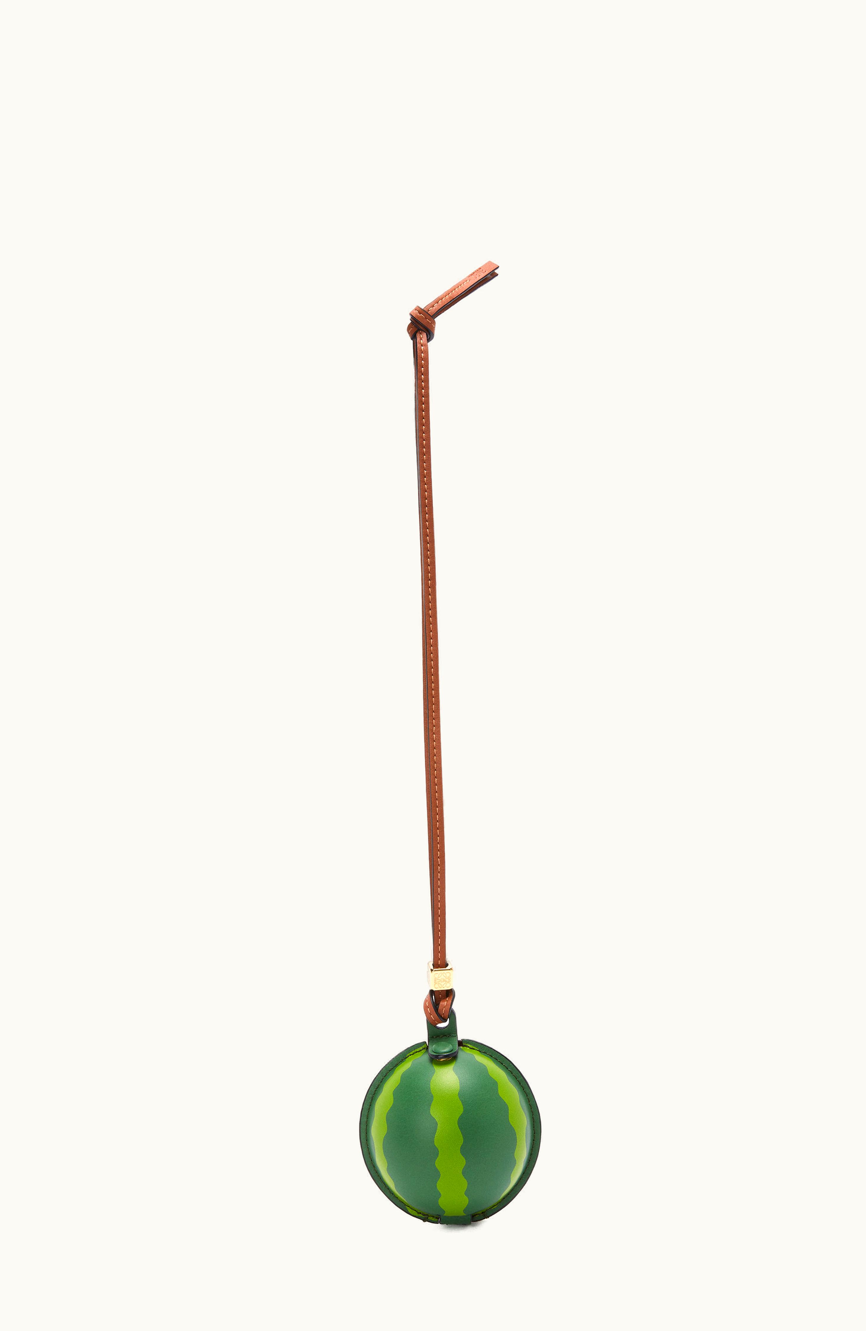 Loewe Loewe Watermelon Mini Pouch In Calfskin Green / Red
