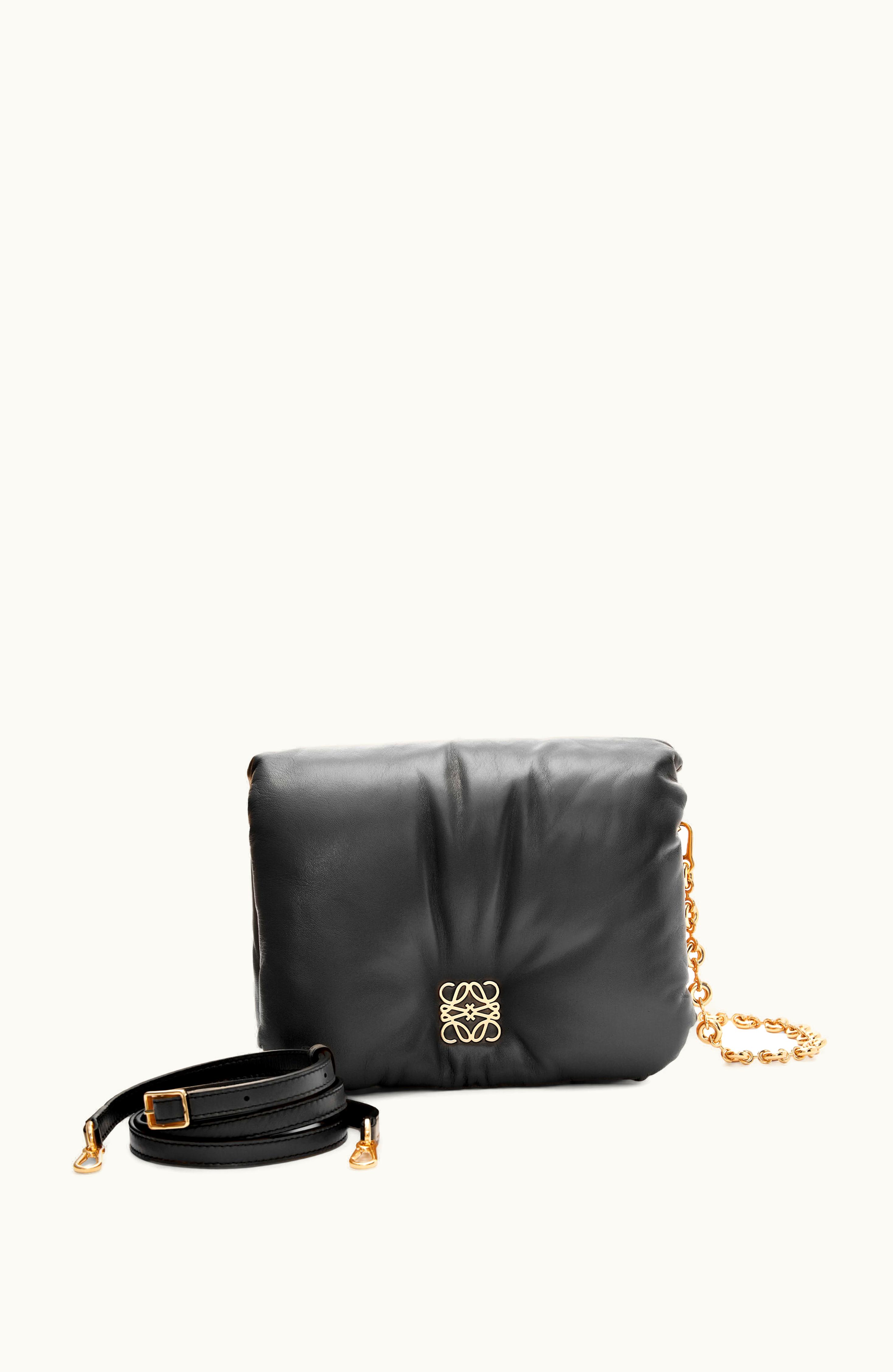 Loewe Loewe Goya Puffer Bag In Nappa Lambskin Black