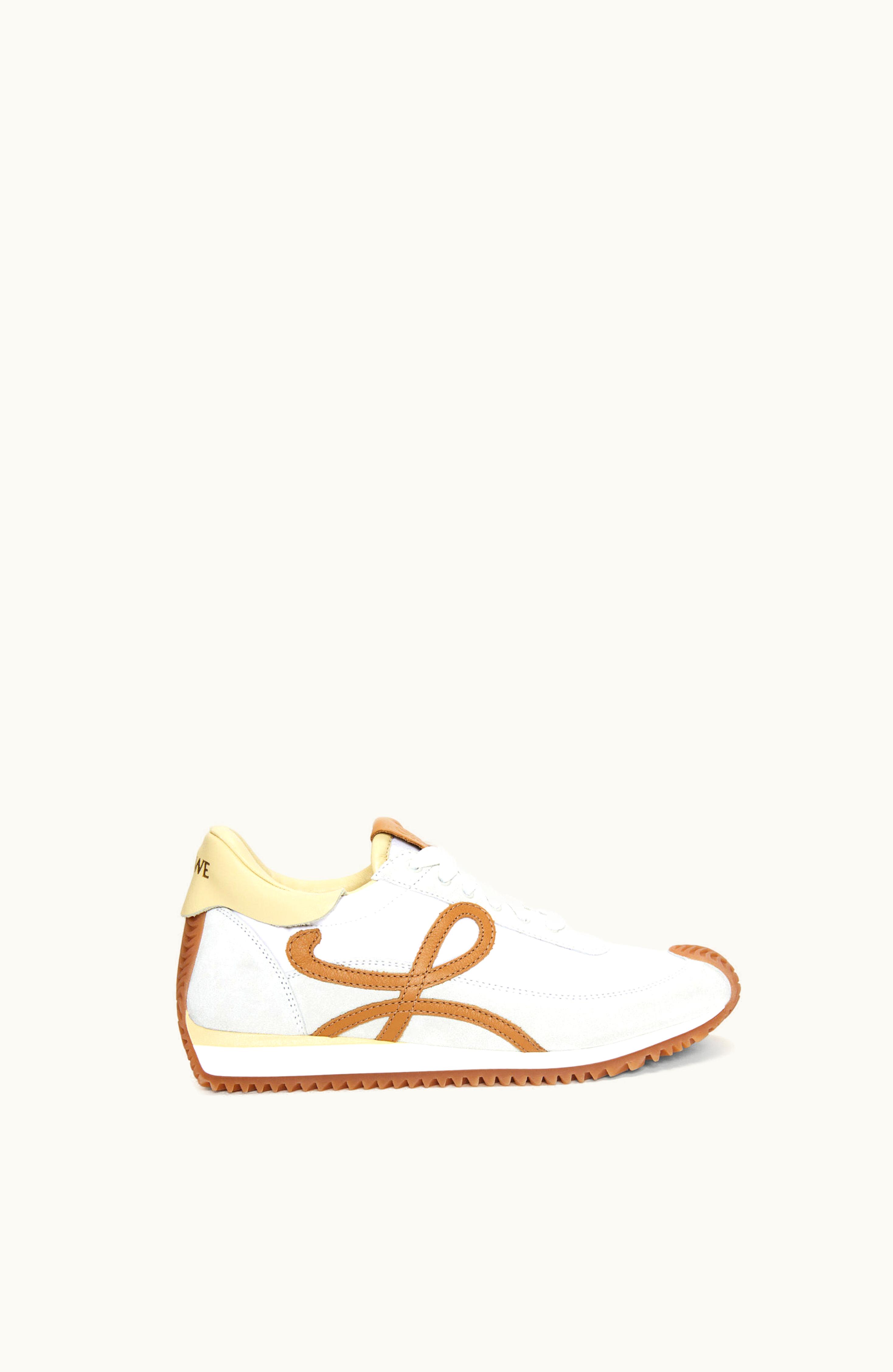 Loewe Loewe Flow Runner In Nylon And Suede White / Medium Concealer