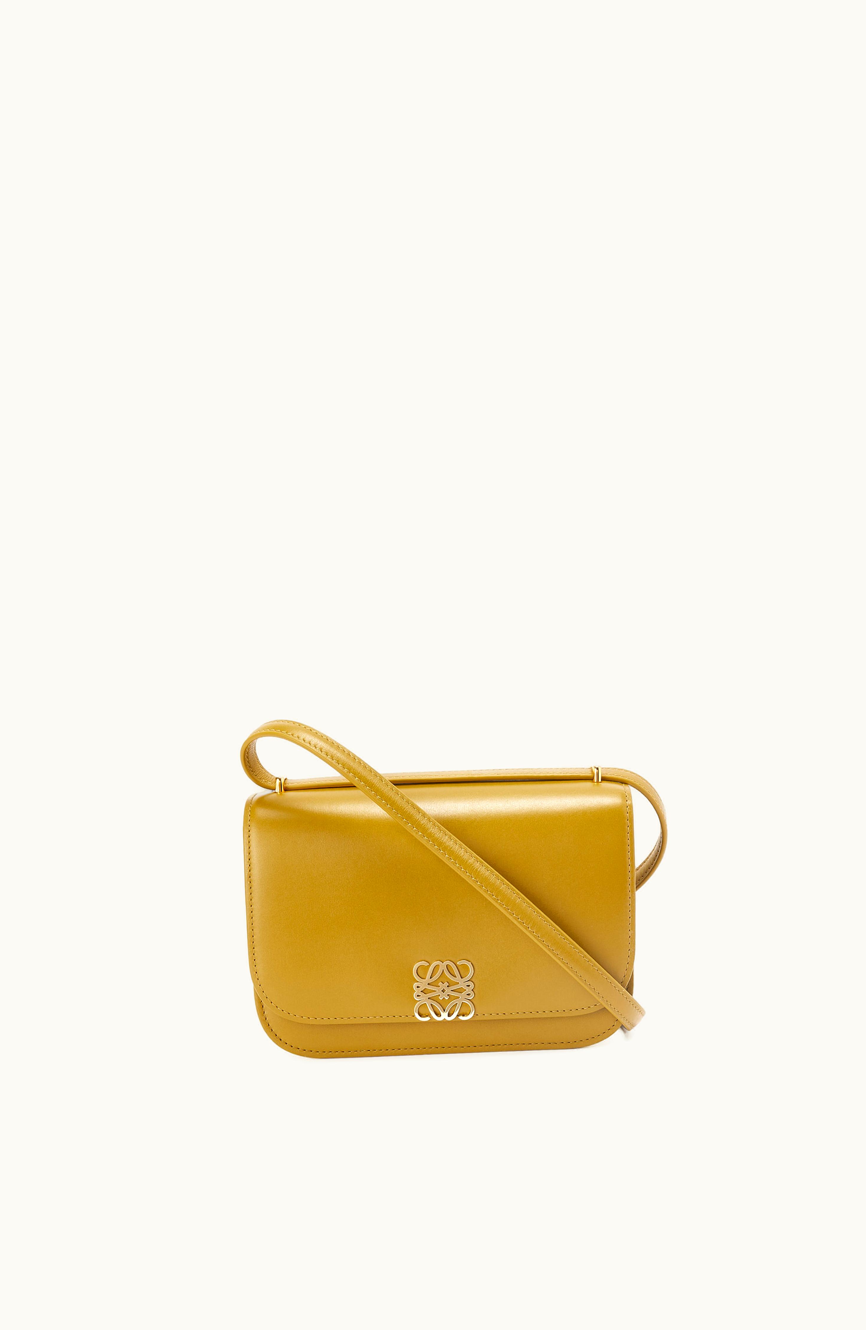 Loewe Loewe Small Goya Bag In Silk Calfskin Ochre