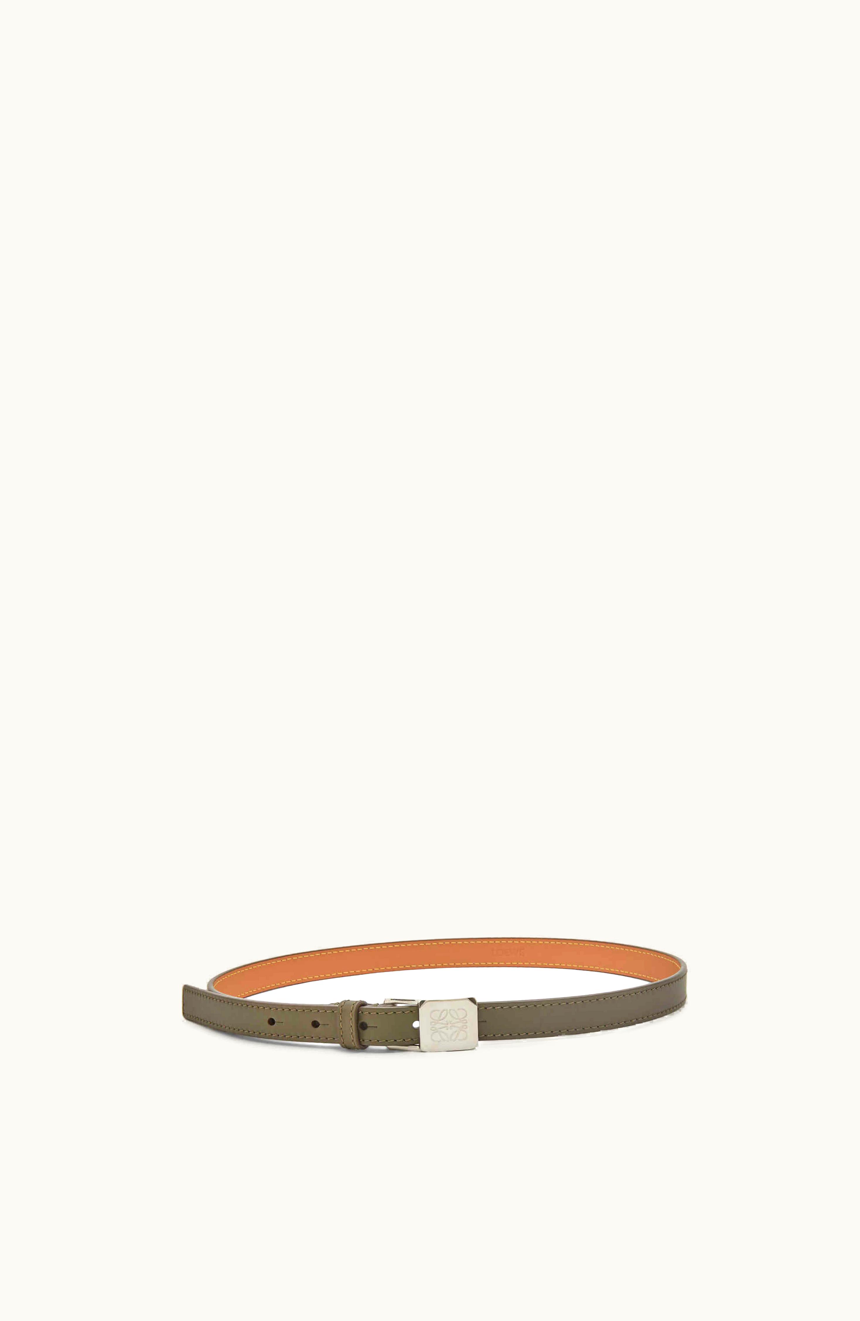 Loewe Loewe Anagram Padlock Belt In Smooth Calfskin Tea Dust