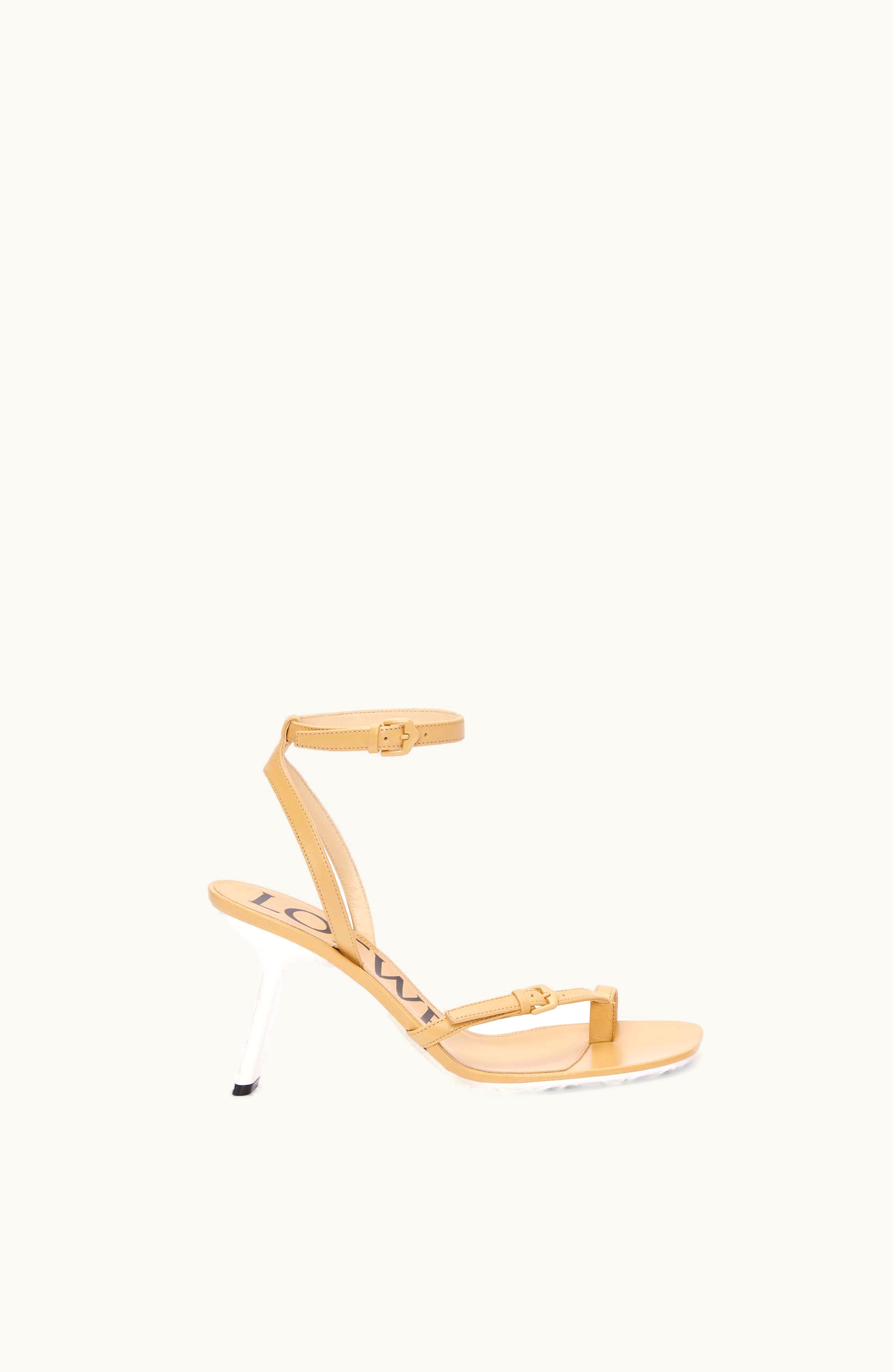 Loewe Loewe Petal Stiletto Sandal In Lambskin Medium Concealer