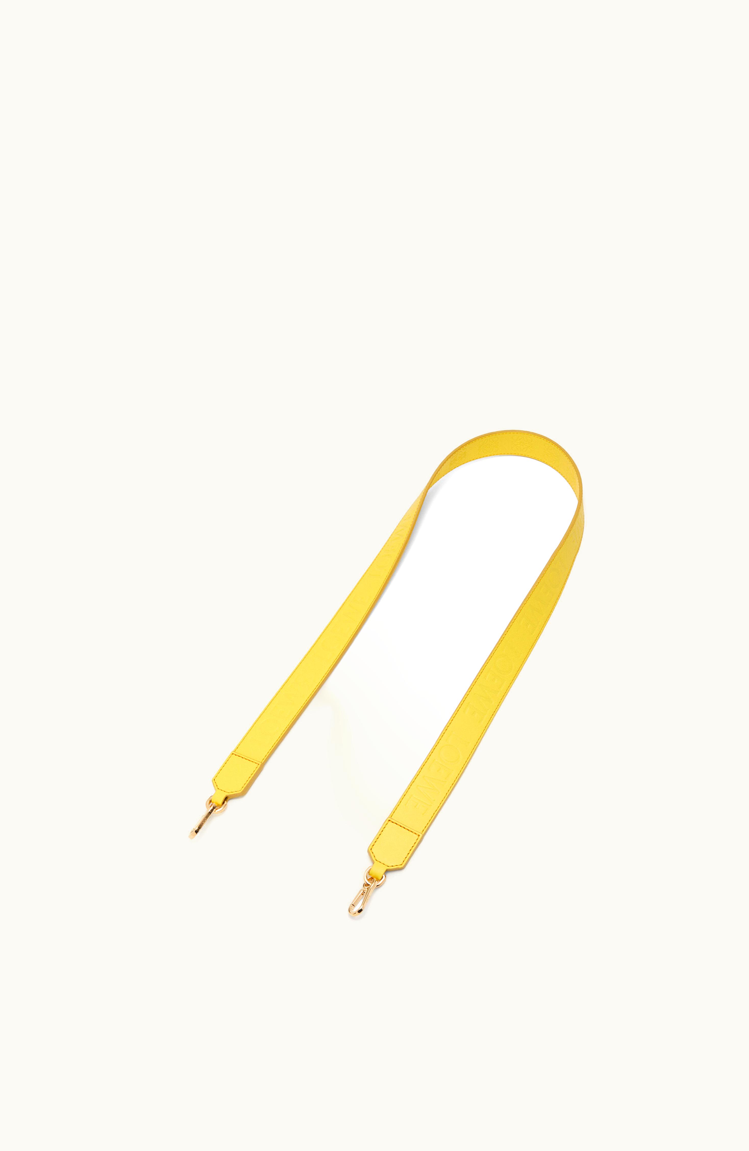 Loewe Strap In Satin Calfskin Pale Yellow Glaze