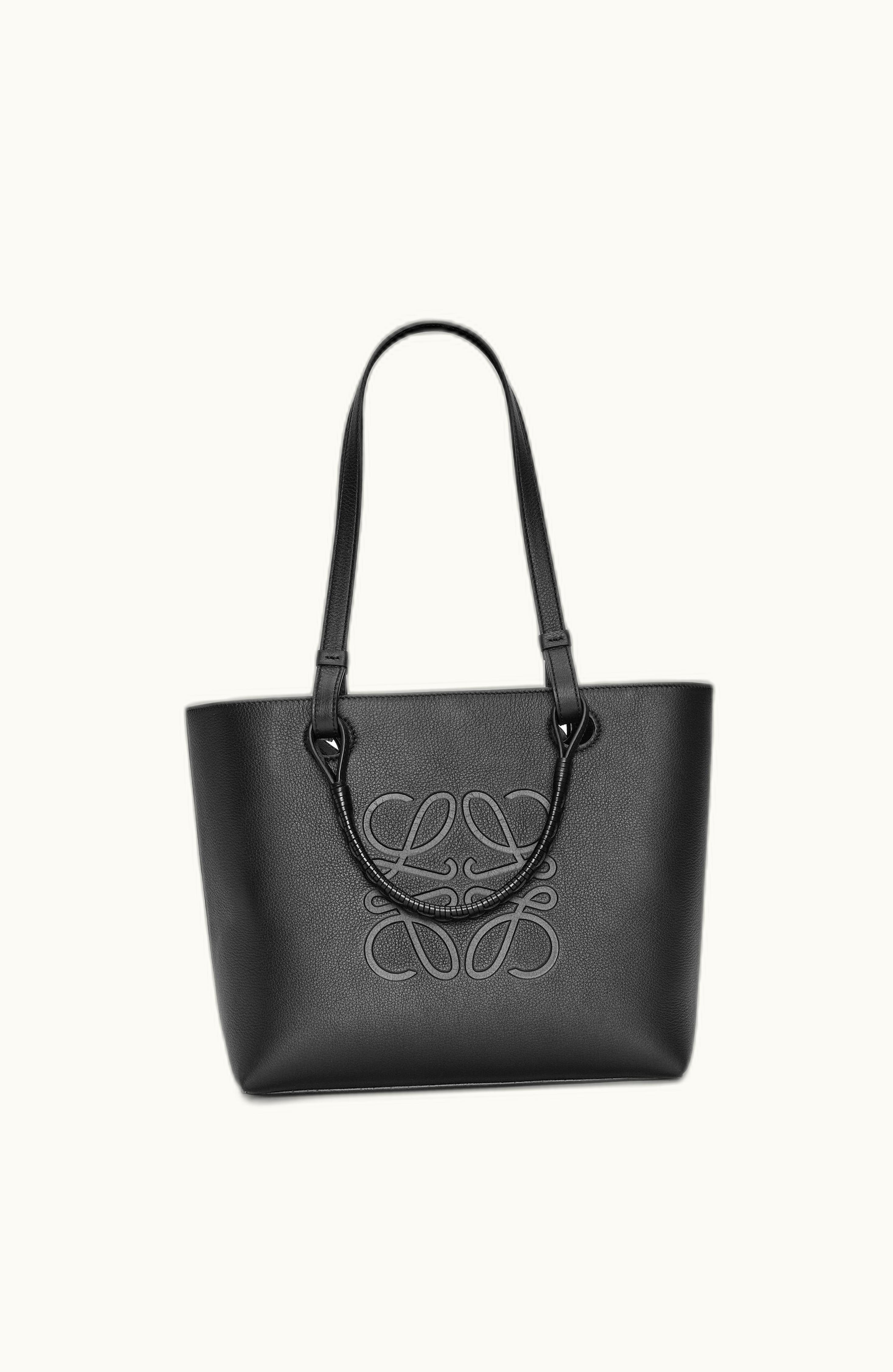 Loewe Loewe Small Anagram Tote Bag In Classic Calfskin Black