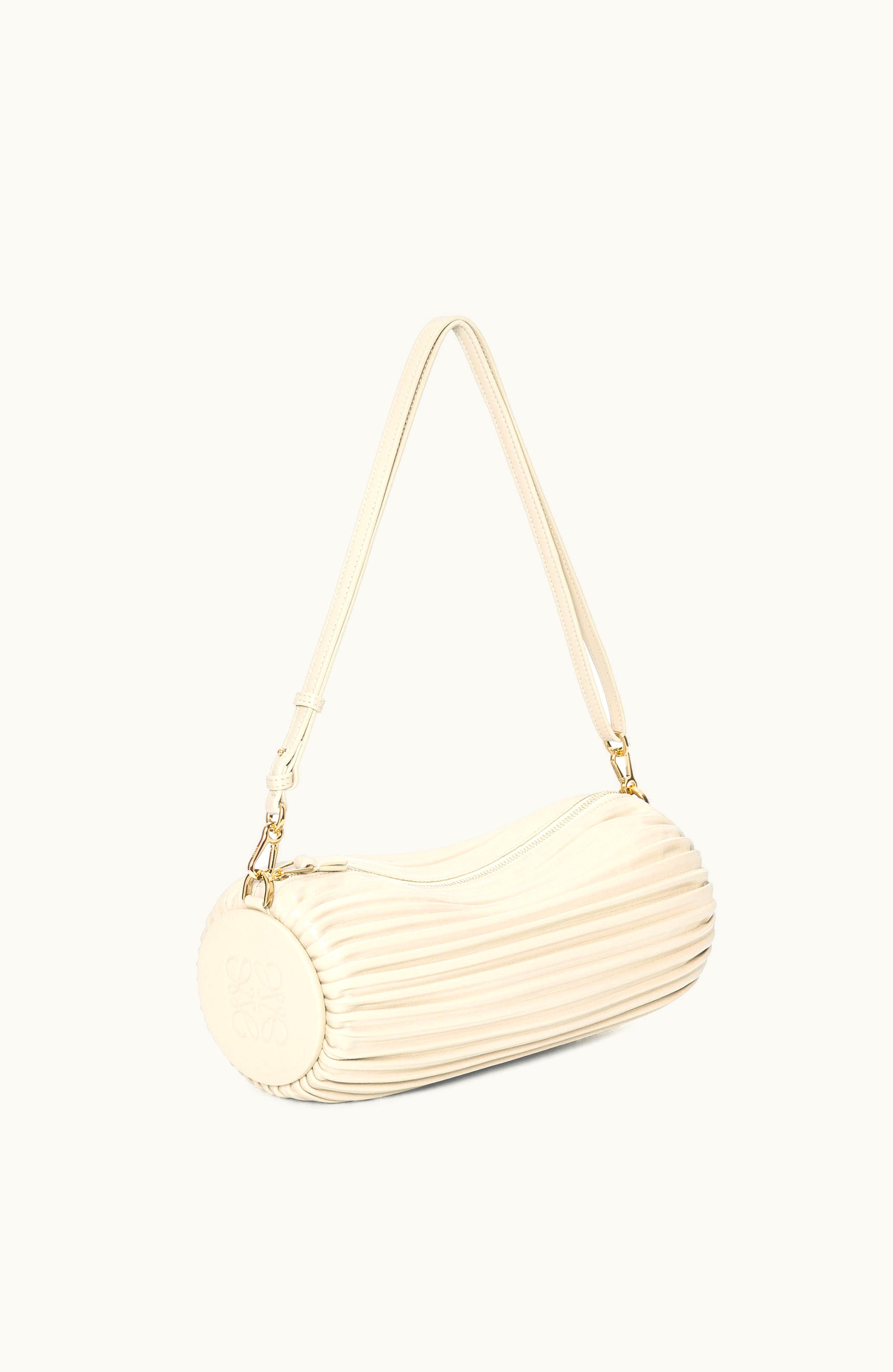 Loewe Loewe Bracelet Pouch In Pleated Nappa Angora