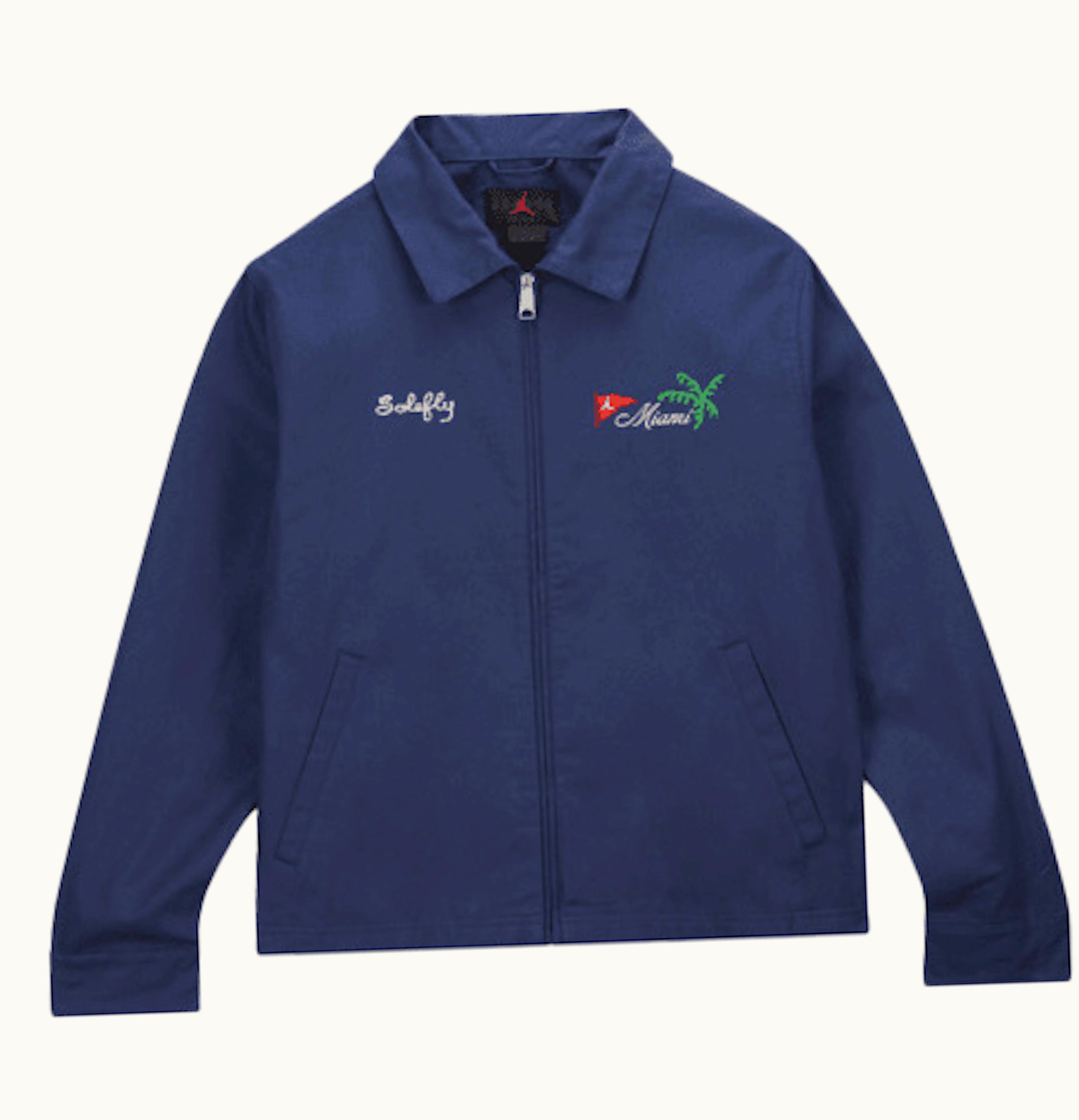 Nike Nike Jordan Pro X Solefly Coaches Jacket Midnight Navy Fossil