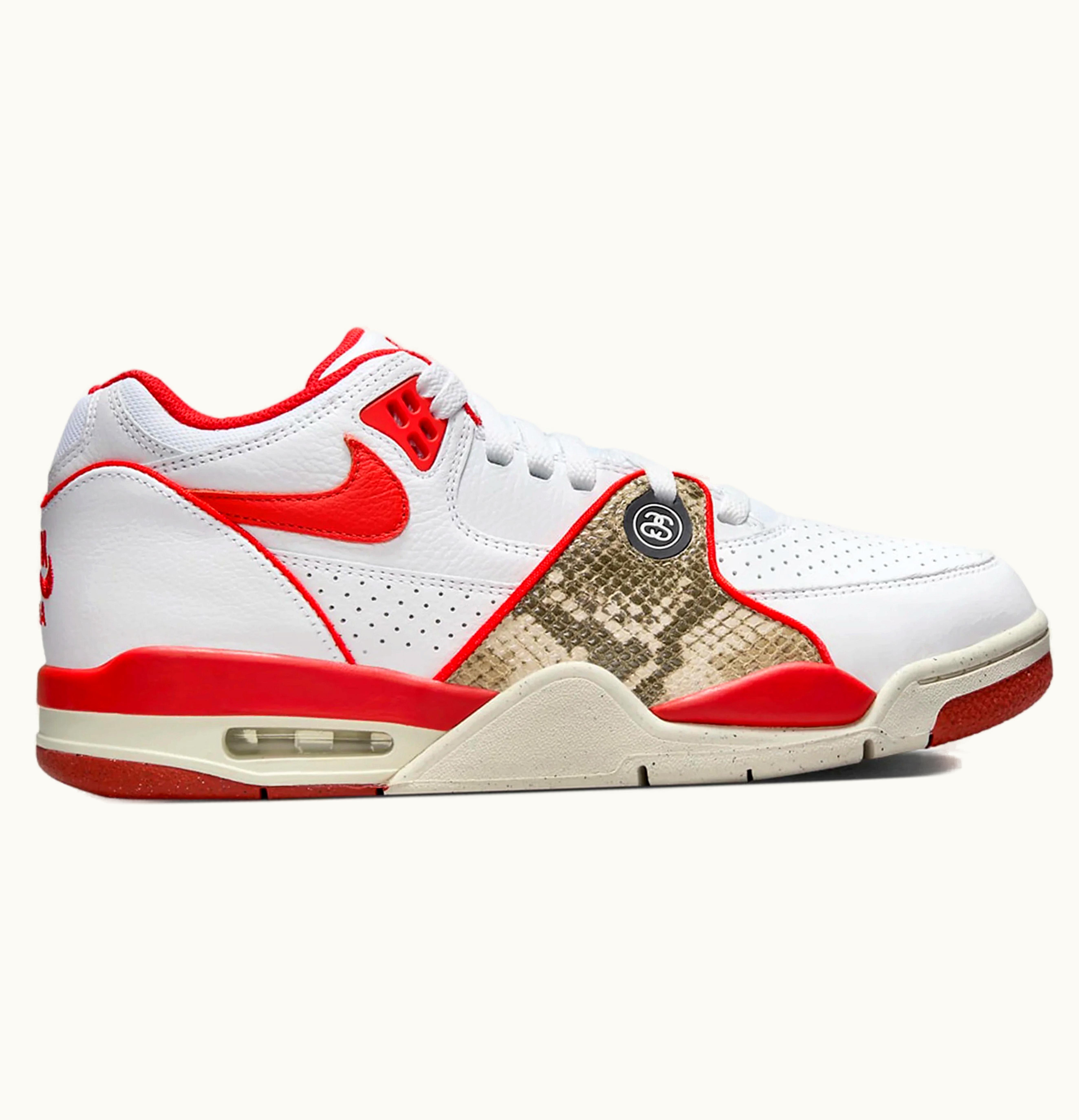 Nike Nike Air Flight 89 Low Sp Stussy Habanero Red