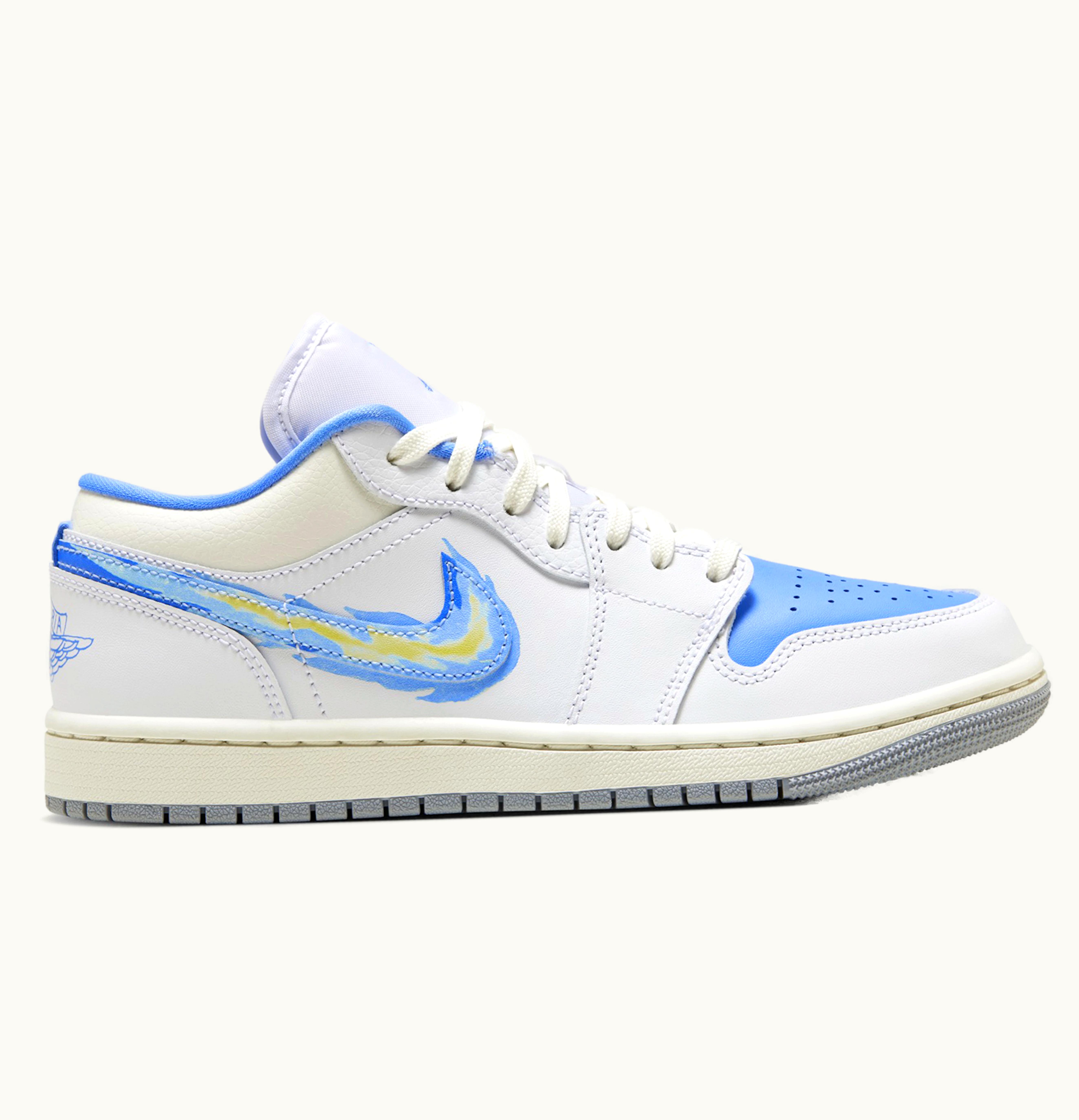 Jordan Air Jordan 1 Low SE Just Skate Flaming Swoosh University Blue Womens