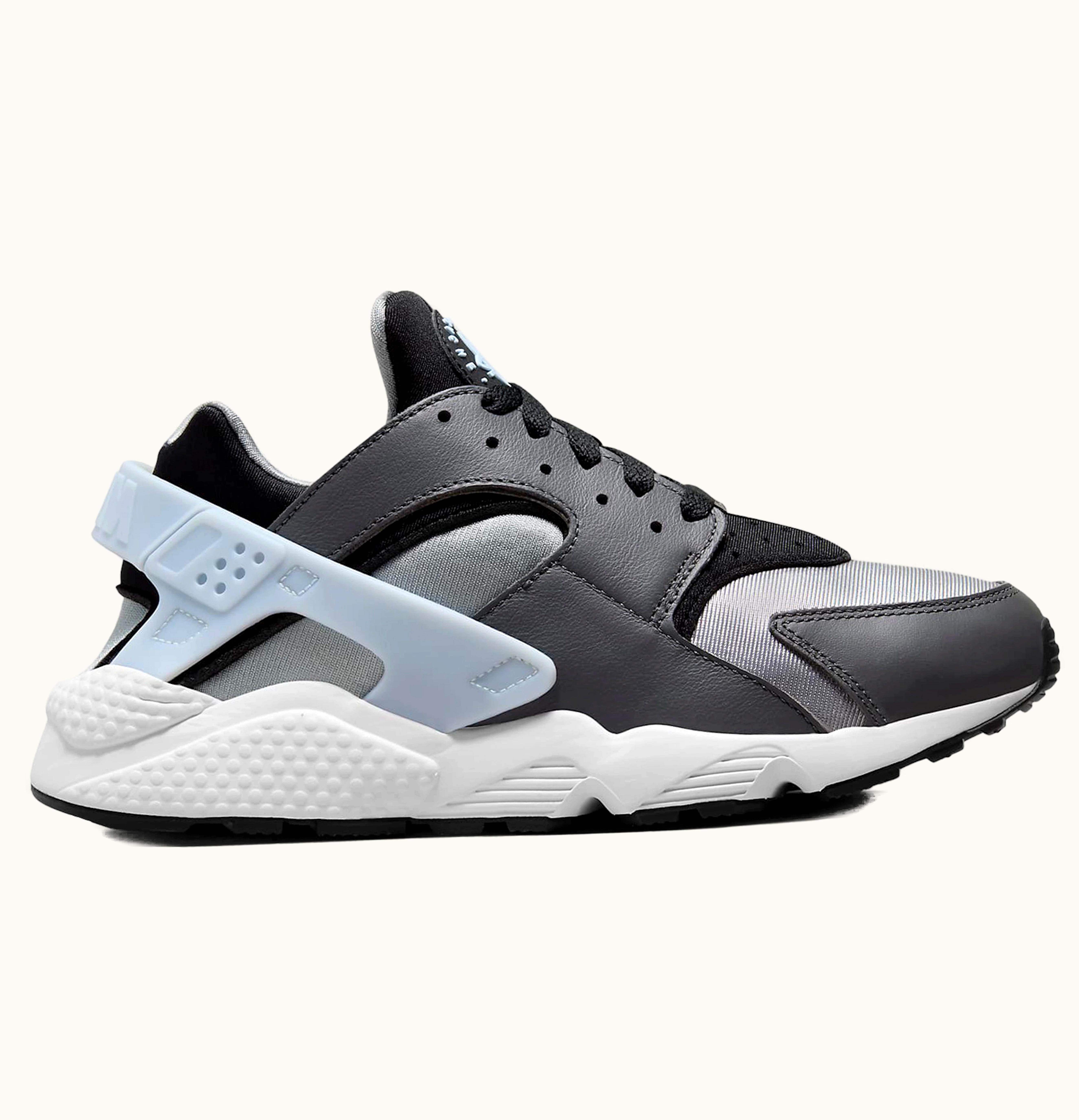 Nike Nike Air Huarache Swoosh Black Light Smoke Grey
