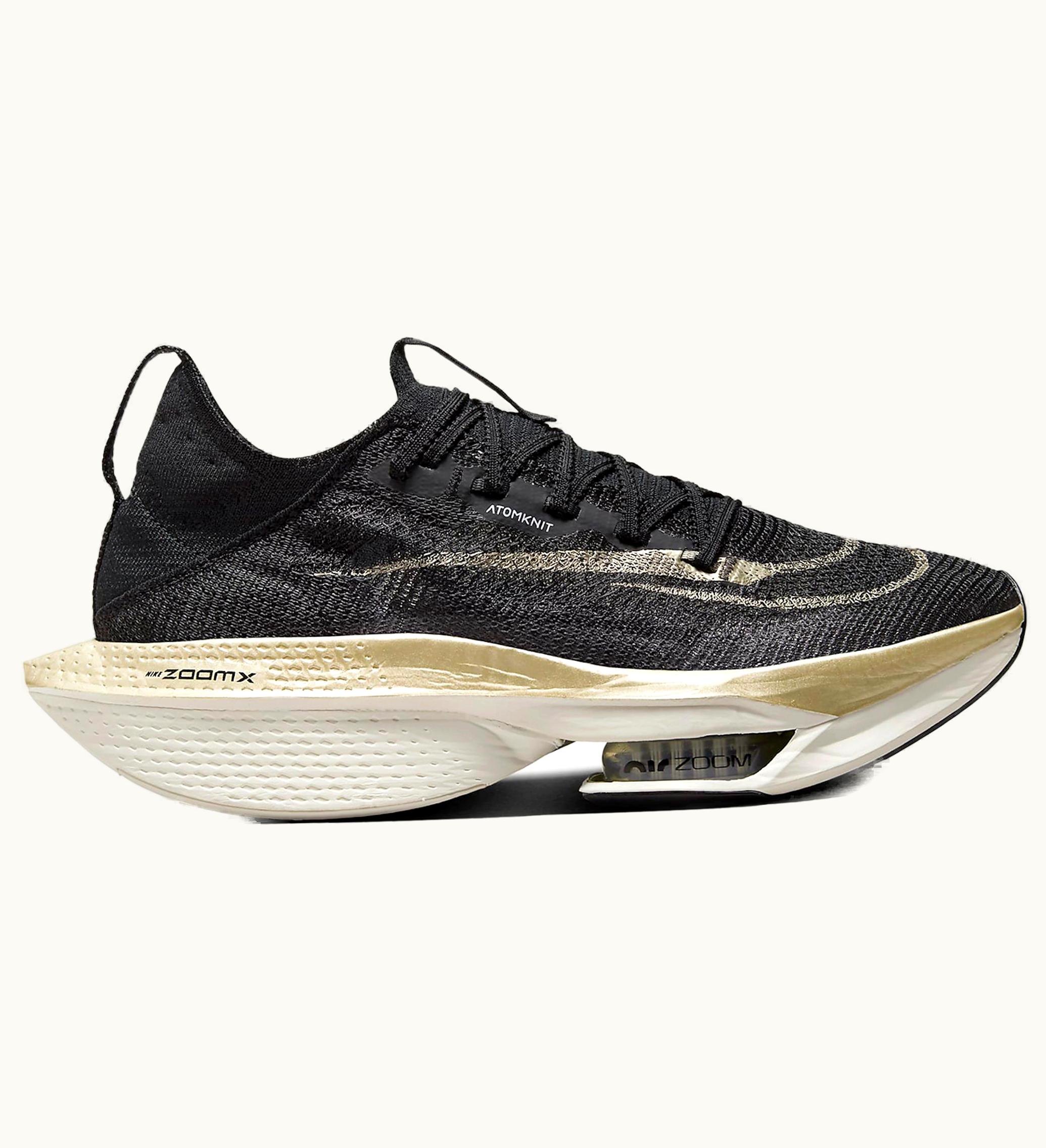 Nike Nike Air Zoom Alphafly Next 2 Black Metallic Gold Grain