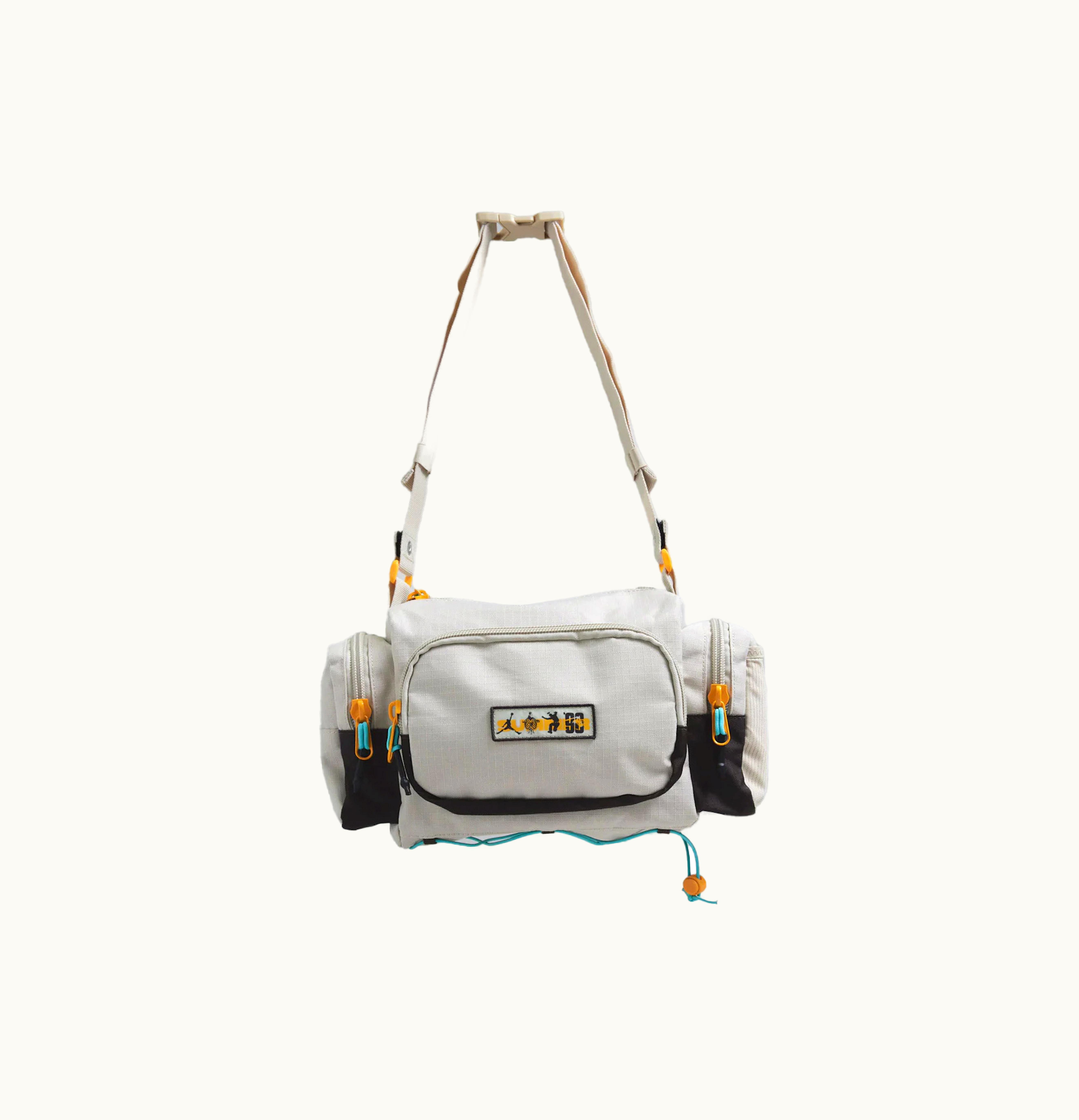 Jordan Jordan X Union X Bephies Beauty Supply Bungee Bag Khaki Union Gold Black