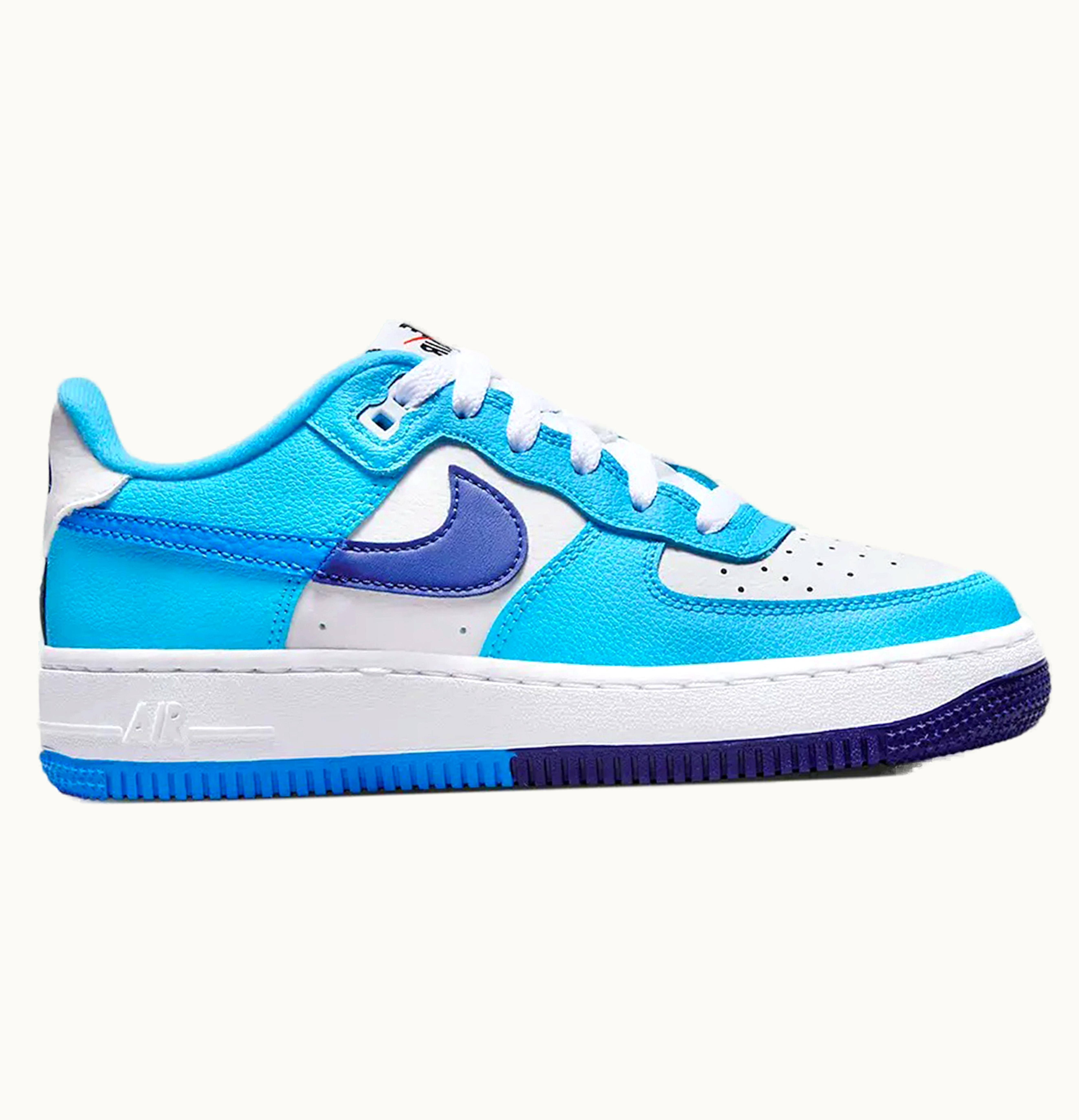 Nike Nike Air Force 1 Low Lv8 2 Light Photo Blue Deep Royal Gs