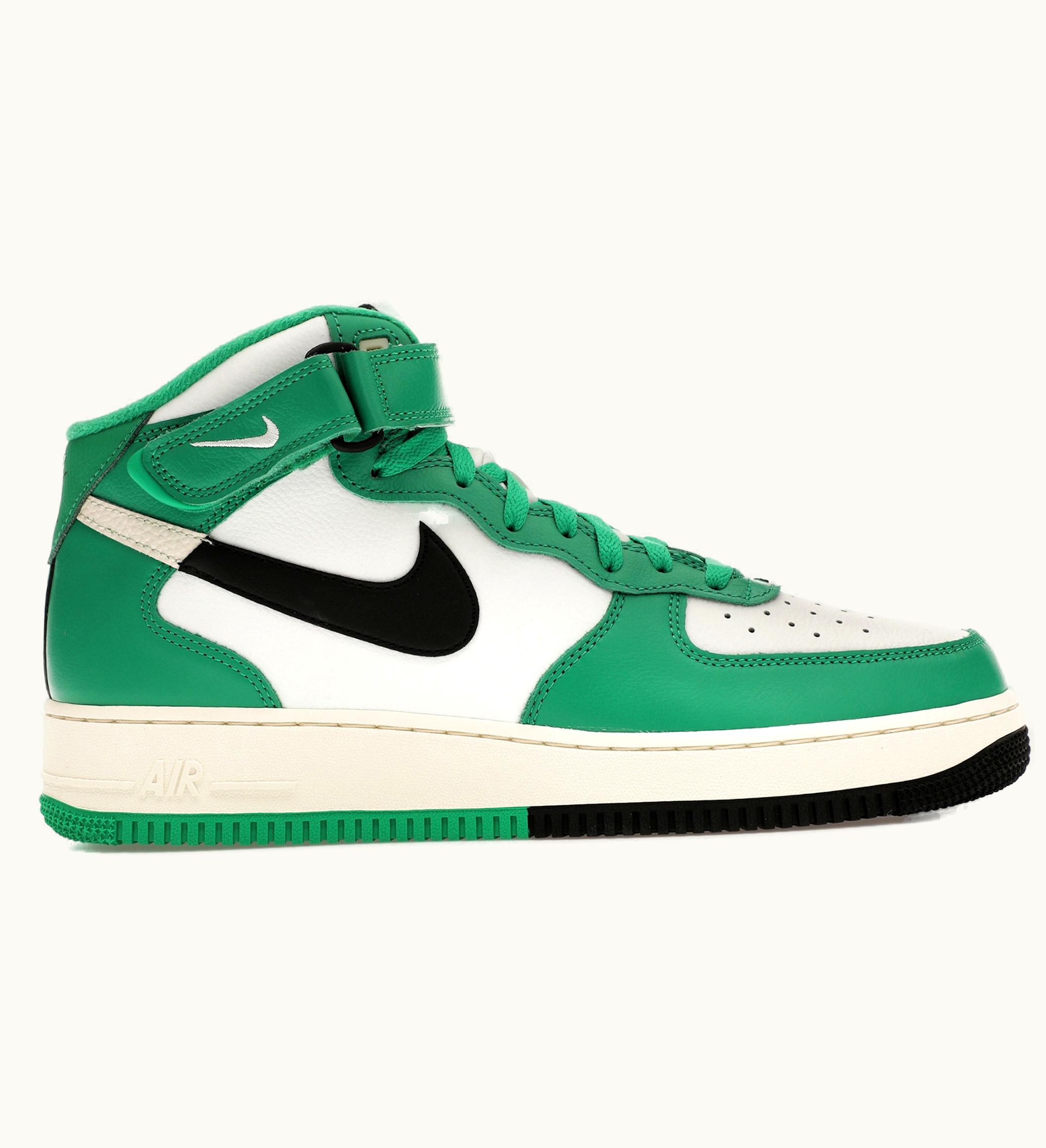 Nike Nike Air Force 1 Mid Lv8 Split White Stadium Green