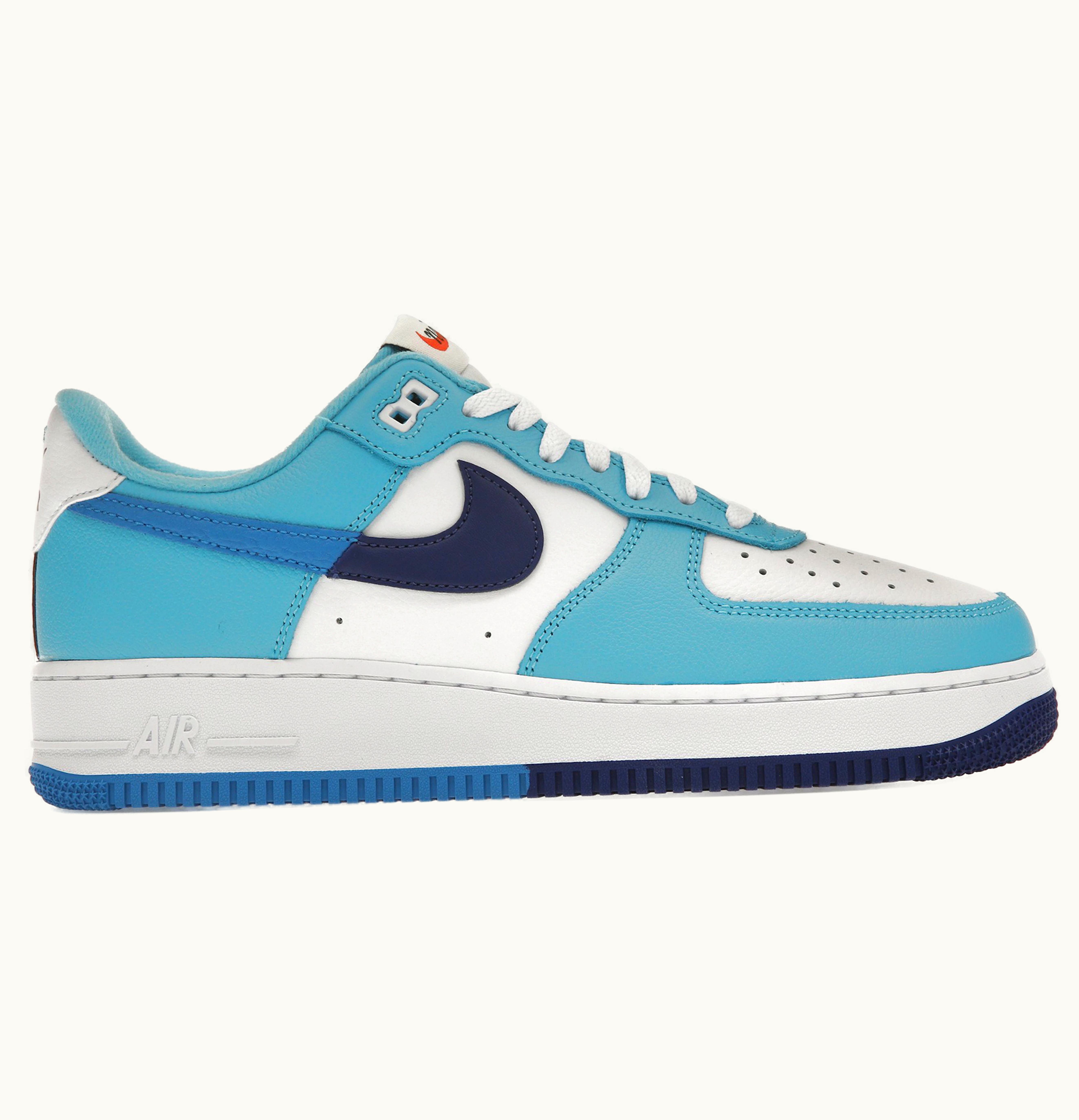 Nike Nike Air Force 1 Low 07 Lv8 Split Light Photo Blue Deep Royal