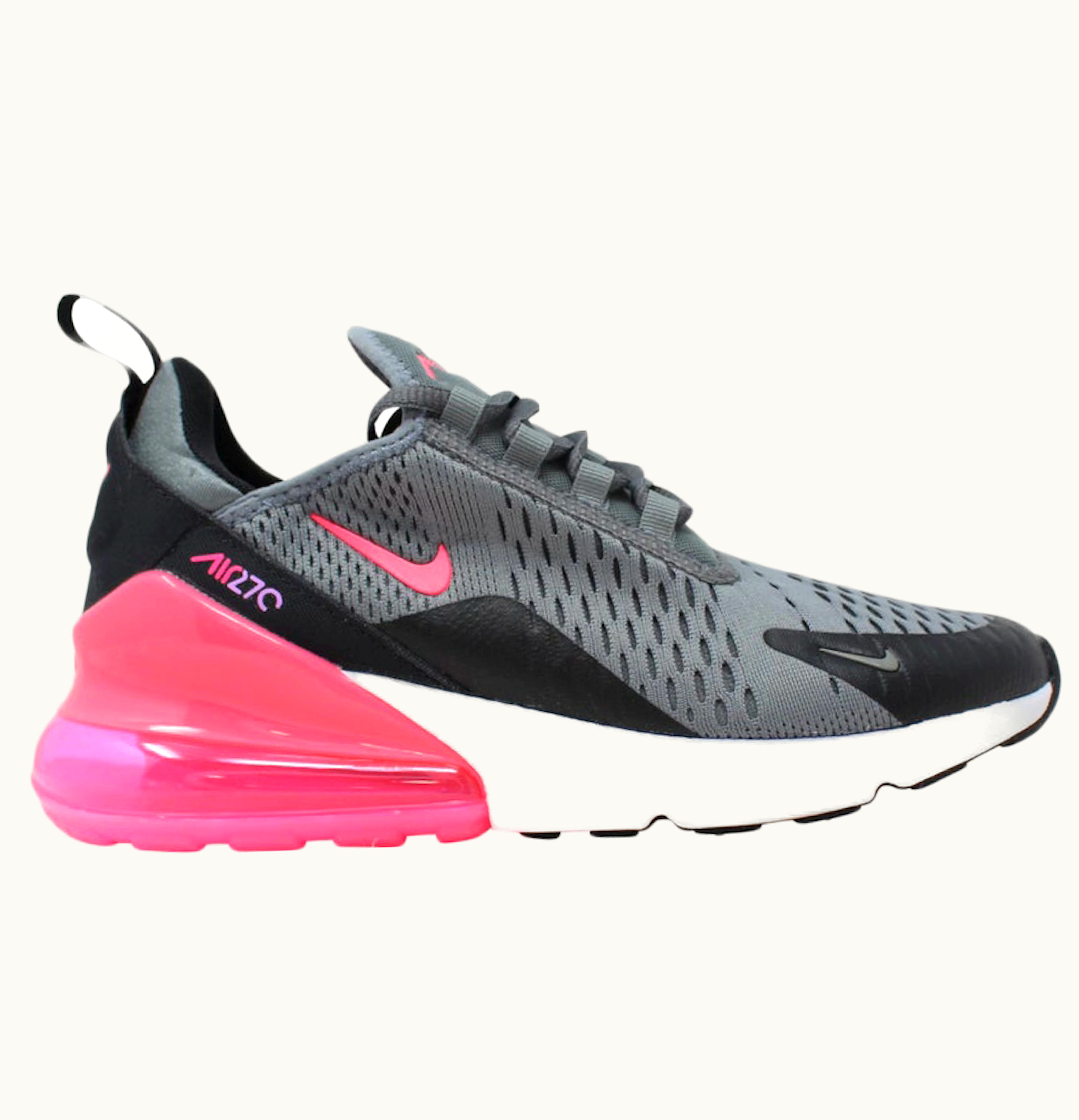 Nike Nike Air Max 270 Smoke Grey Hyper Pink GS