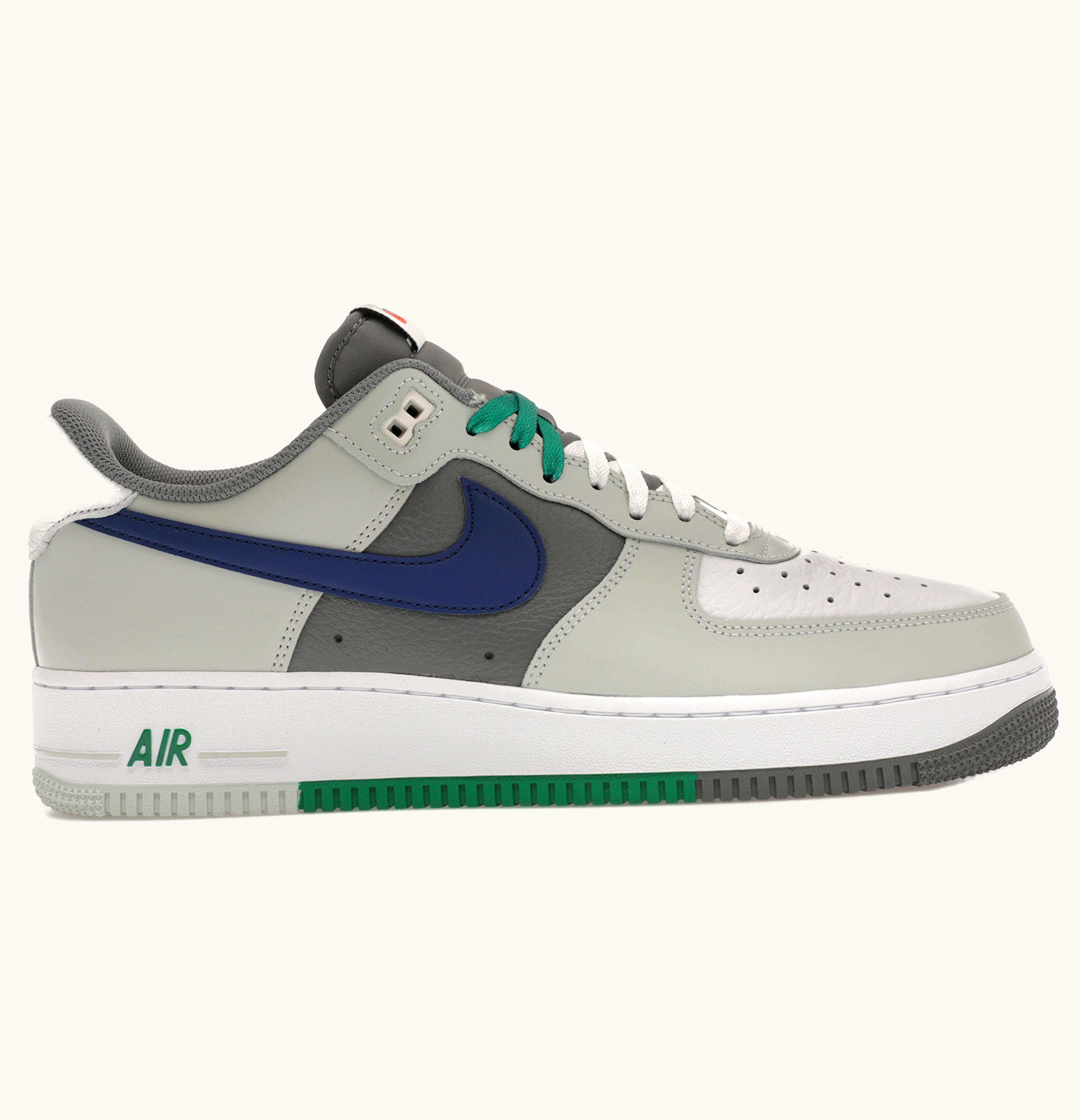 Nike Nike Air Force 1 Low 07 Lv8 Split Light Silver Deep Royal Blue