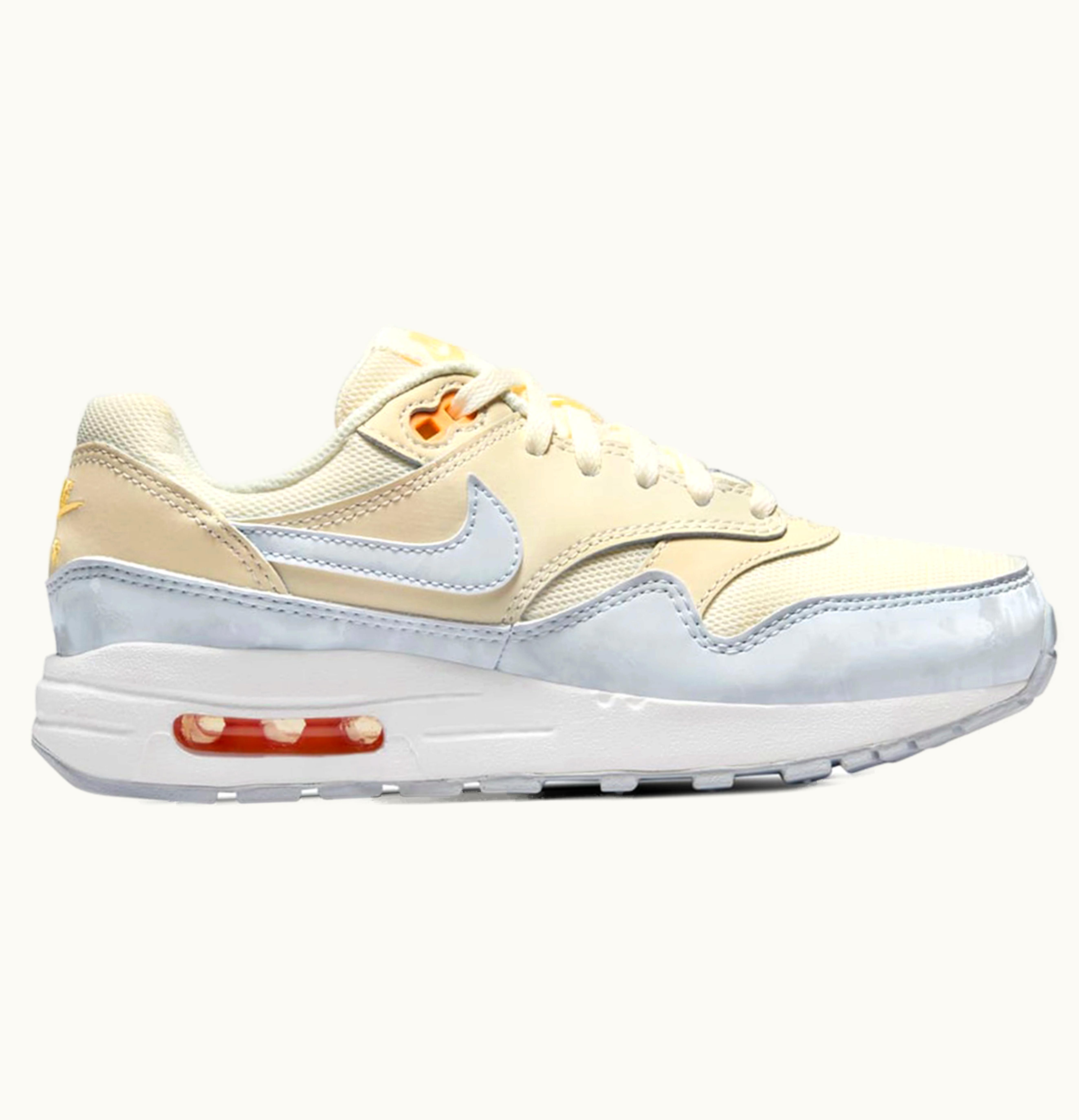 Nike Nike Air Max 1 Pale Ivory Football Grey Gs