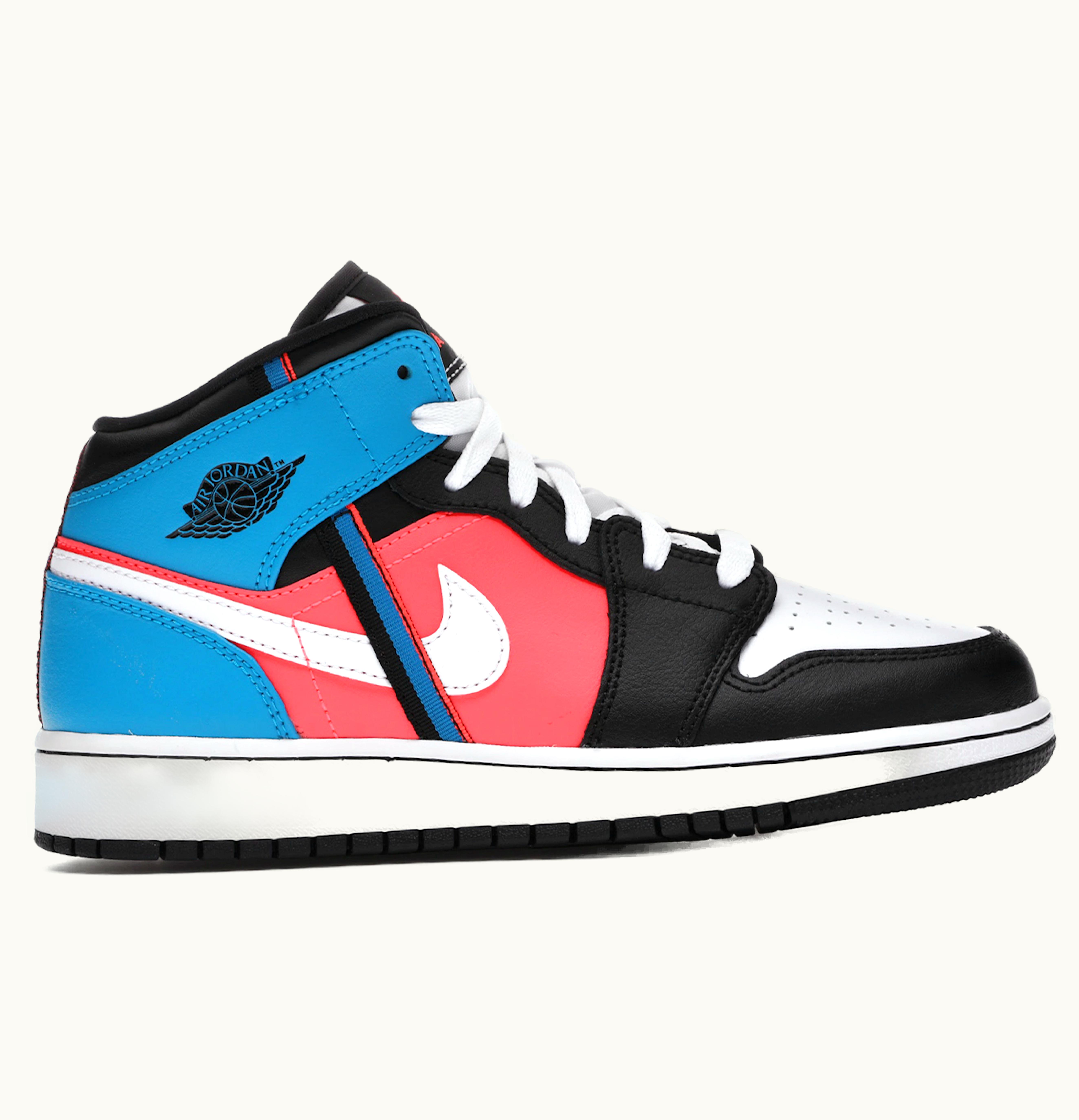 Jordan Air Jordan 1 Mid Tri Color Ribbons GS