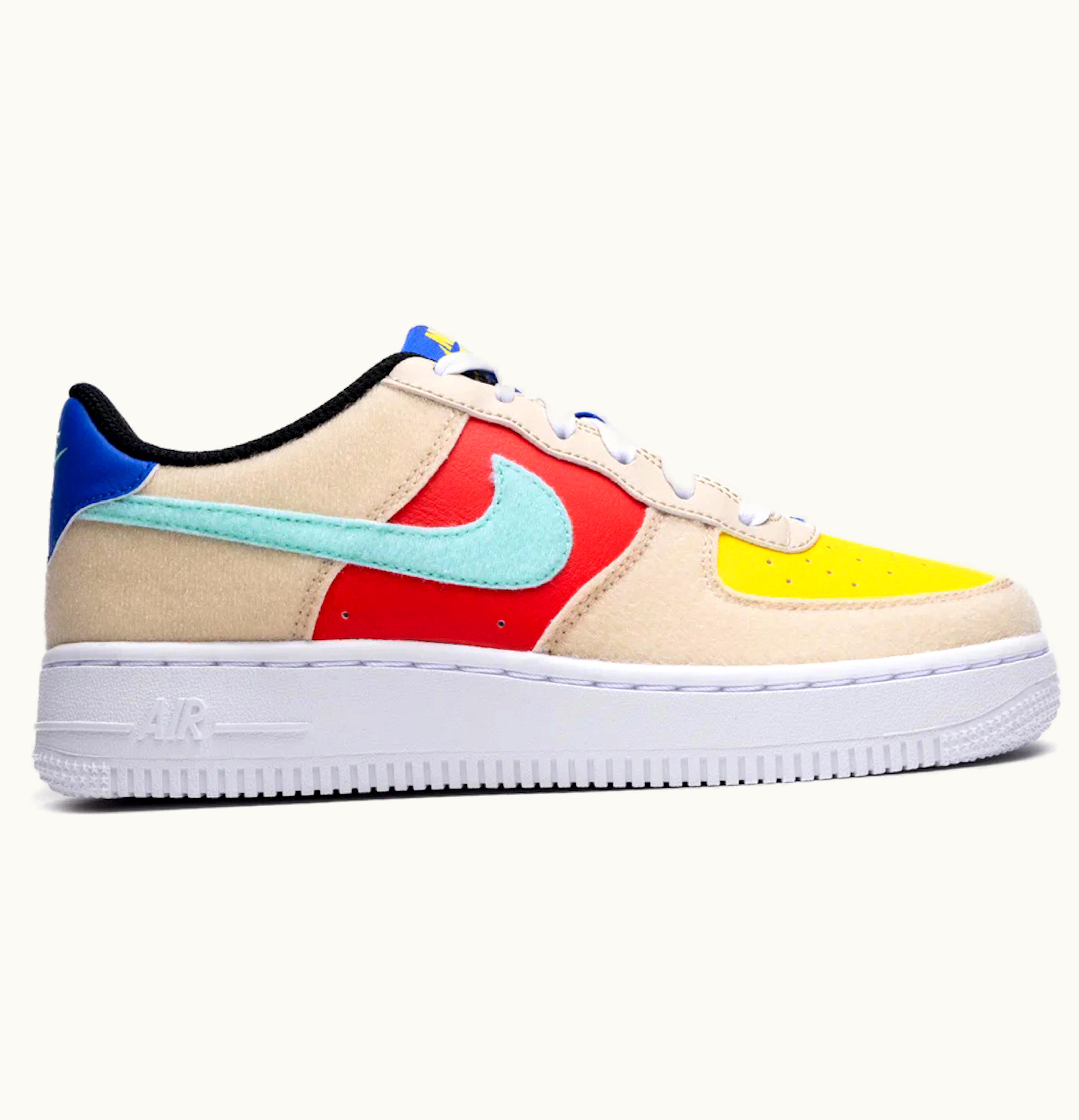 Nike Nike Air Force 1 Low Multi Color Velcro Gs