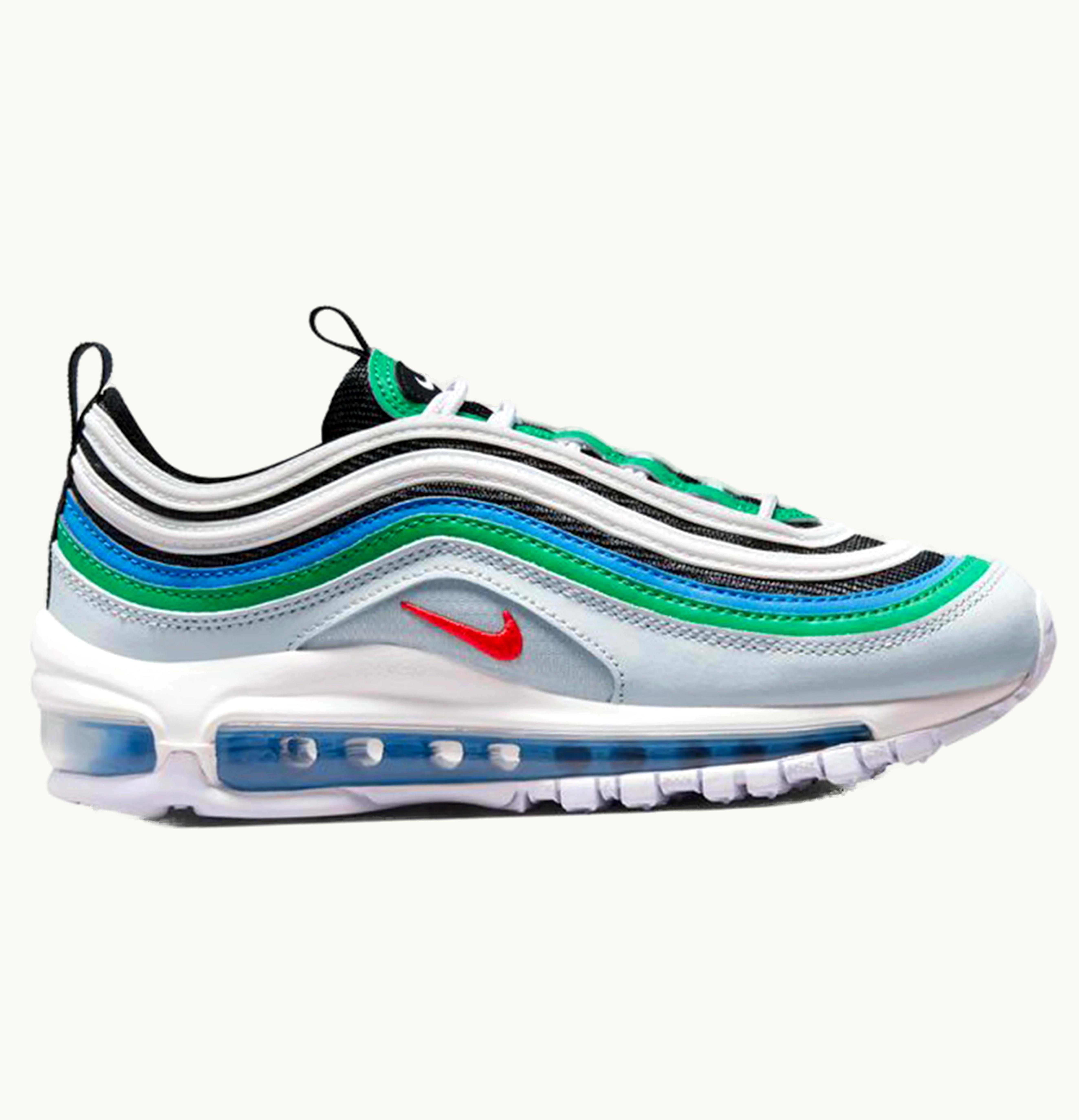 Nike Nike Air Max 97 Pure Platinum Light Crimson Gs