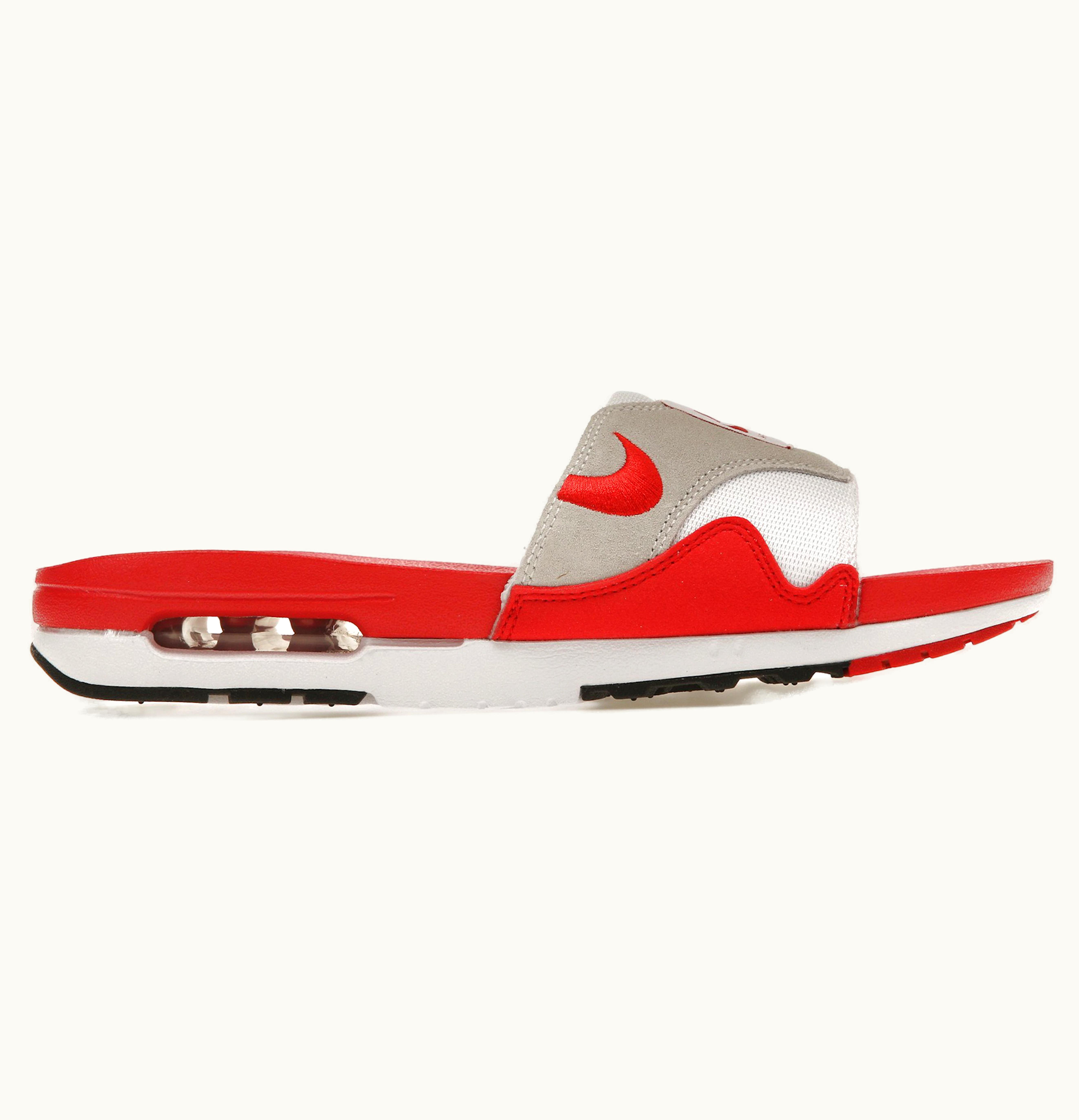 Nike Nike Air Max 1 Slide White University Red