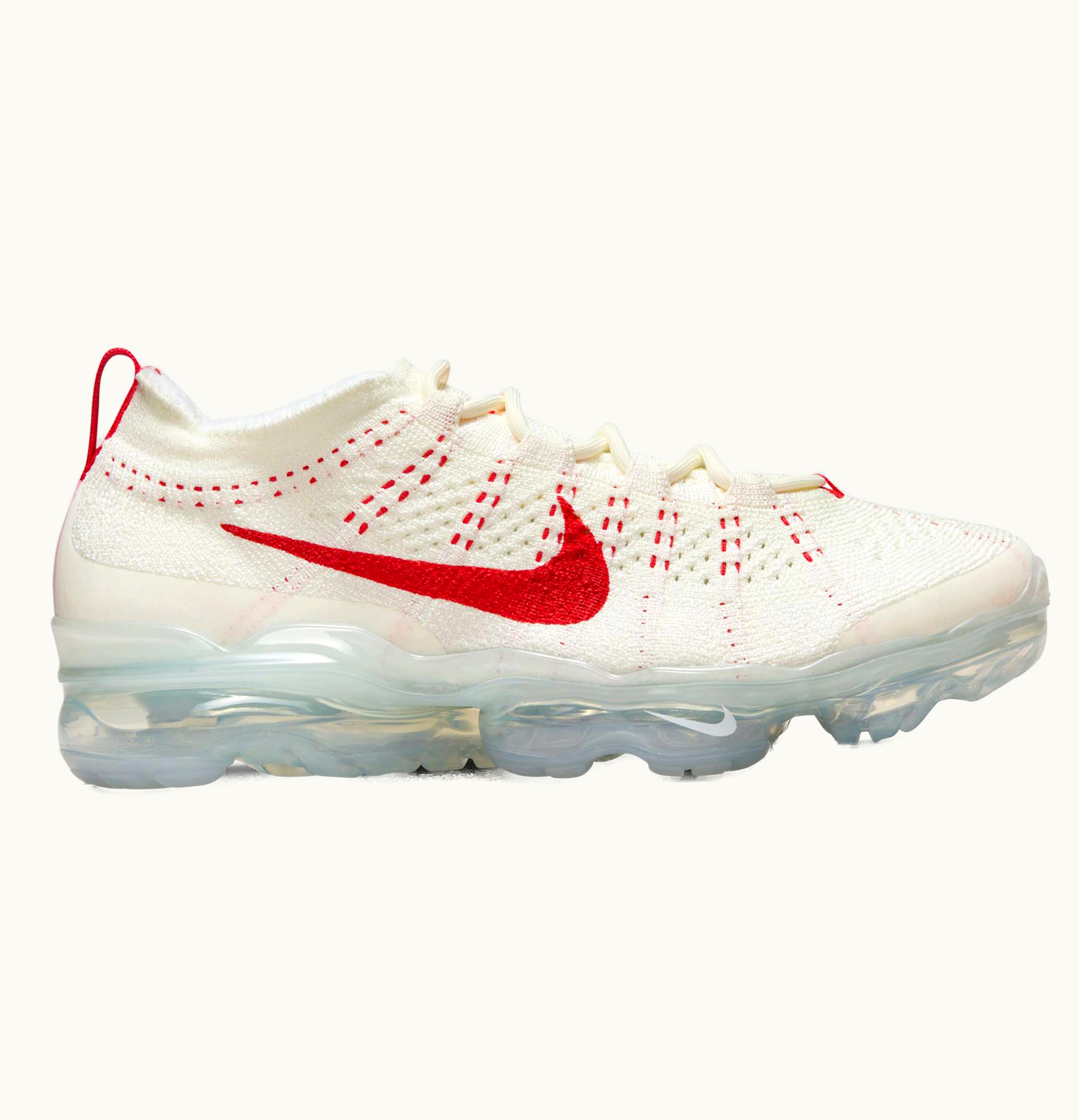 Nike Nike Air Vapormax 2023 Flyknit Sail Track Red Womens