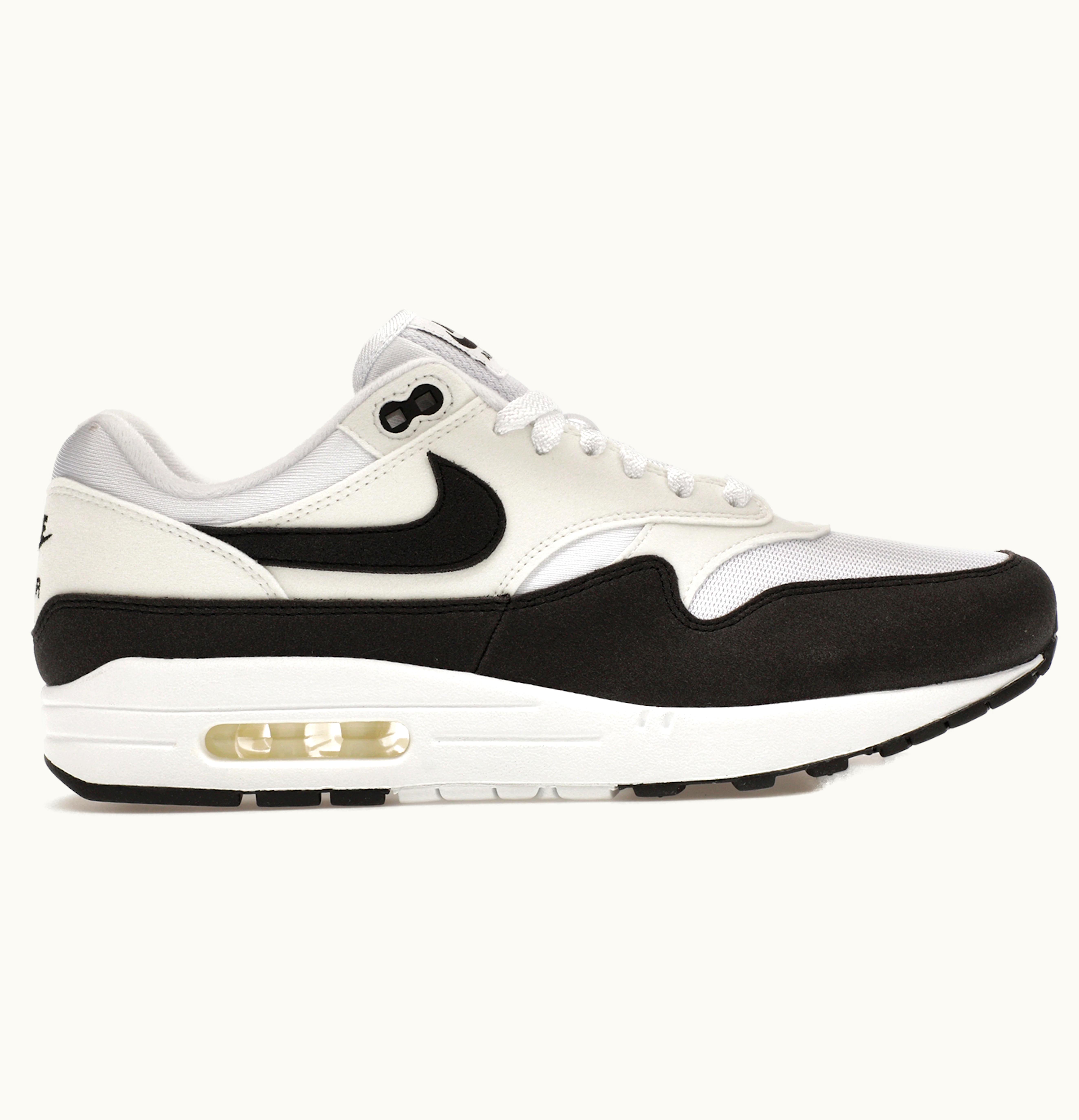 Nike Nike Air Max 1 White Black Neutral Grey Womens