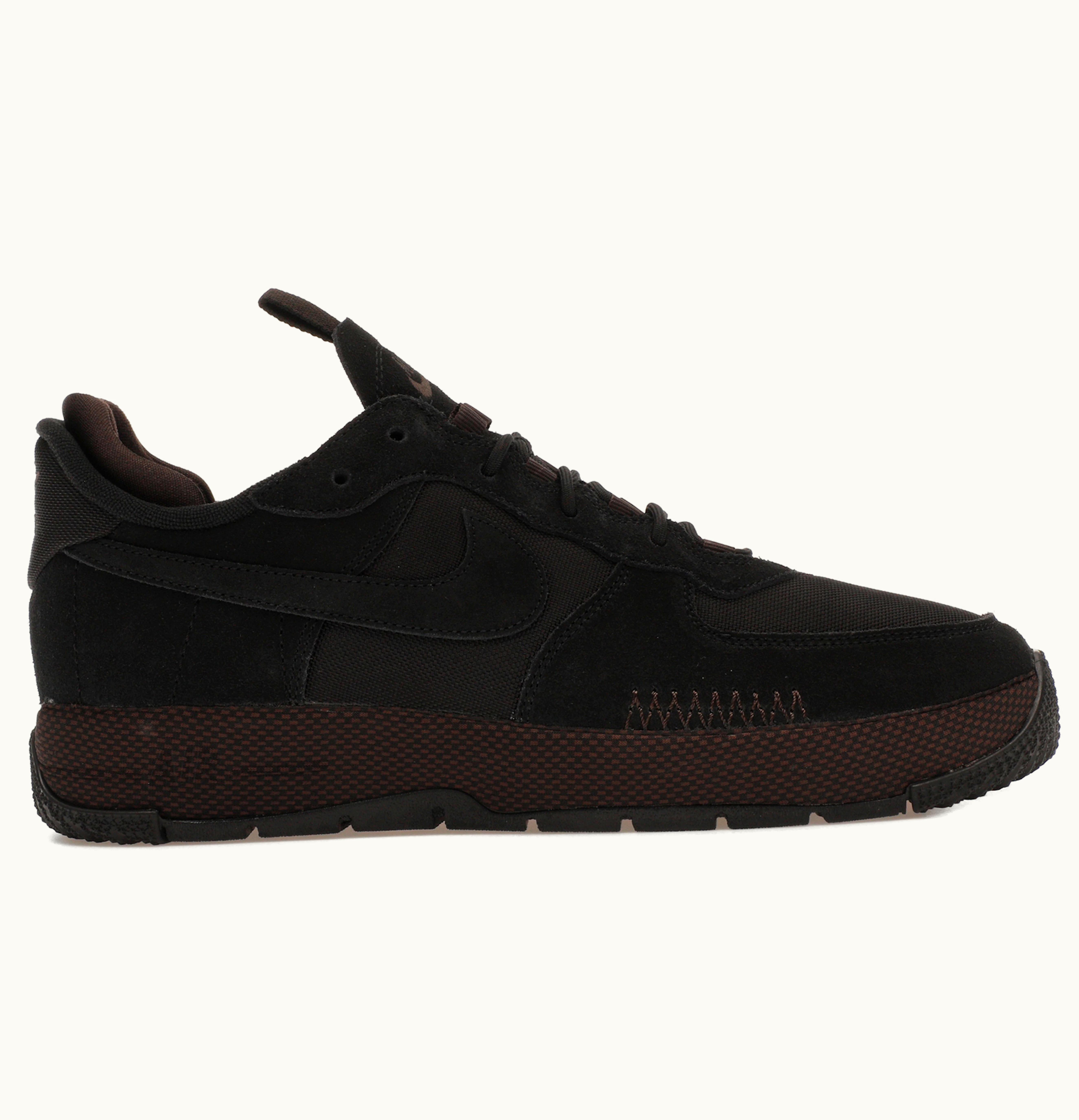 Nike Nike Air Force 1 Wild Low Black Velvet Brown