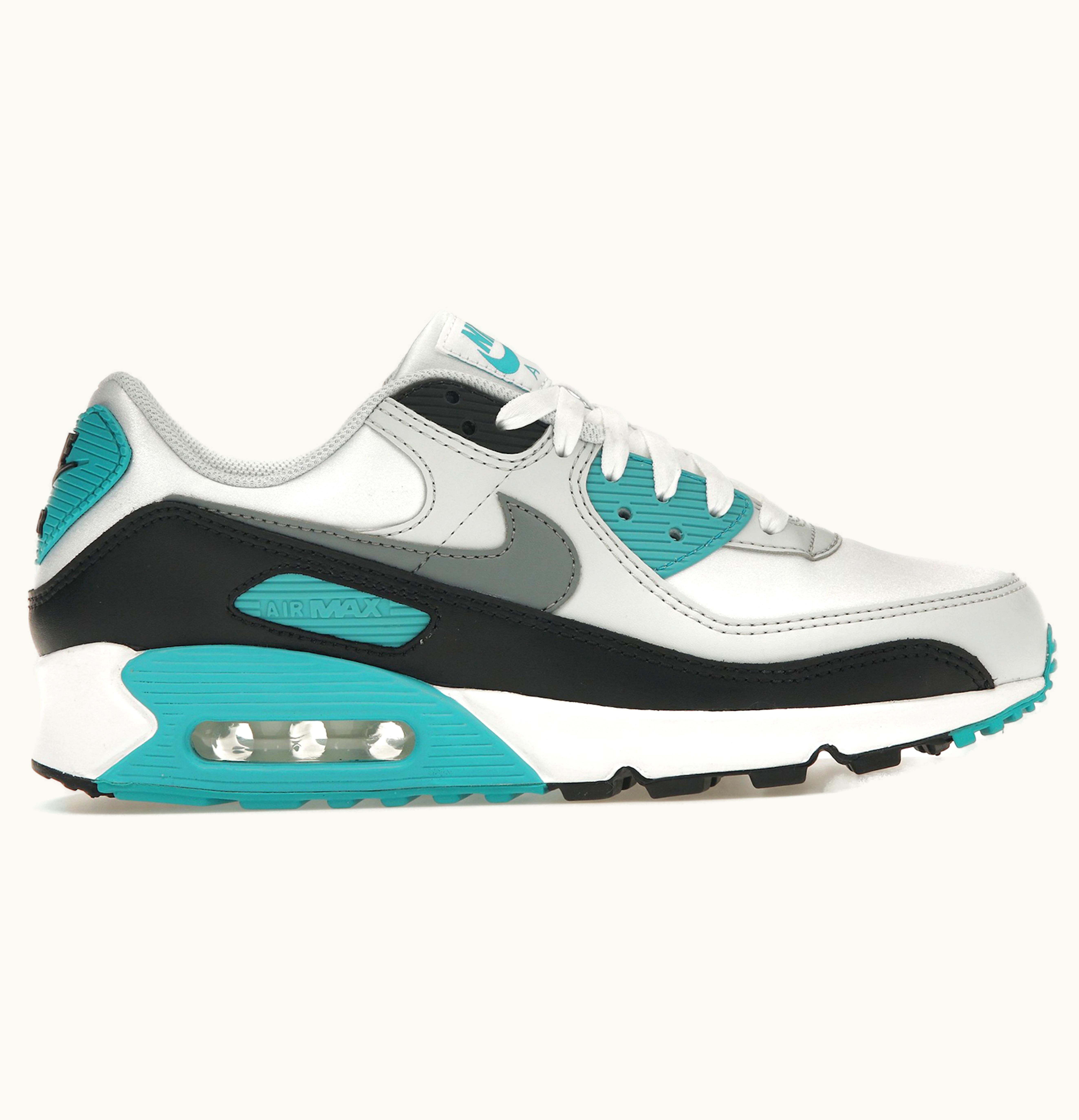 Nike Nike Air Max 90 White Teal Nebula Womens