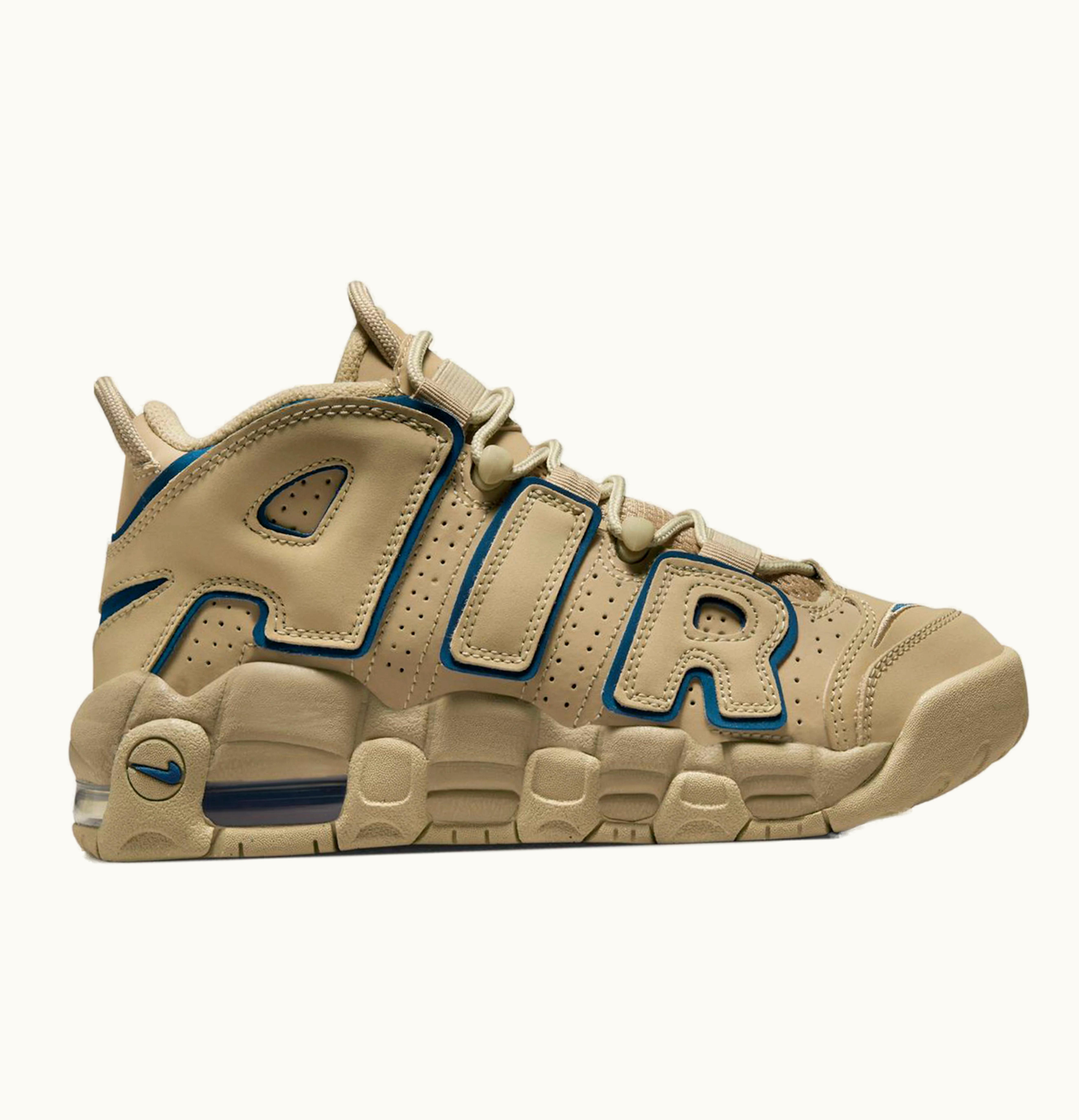 Nike Nike Air More Uptempo Limestone Valerian Blue Gs