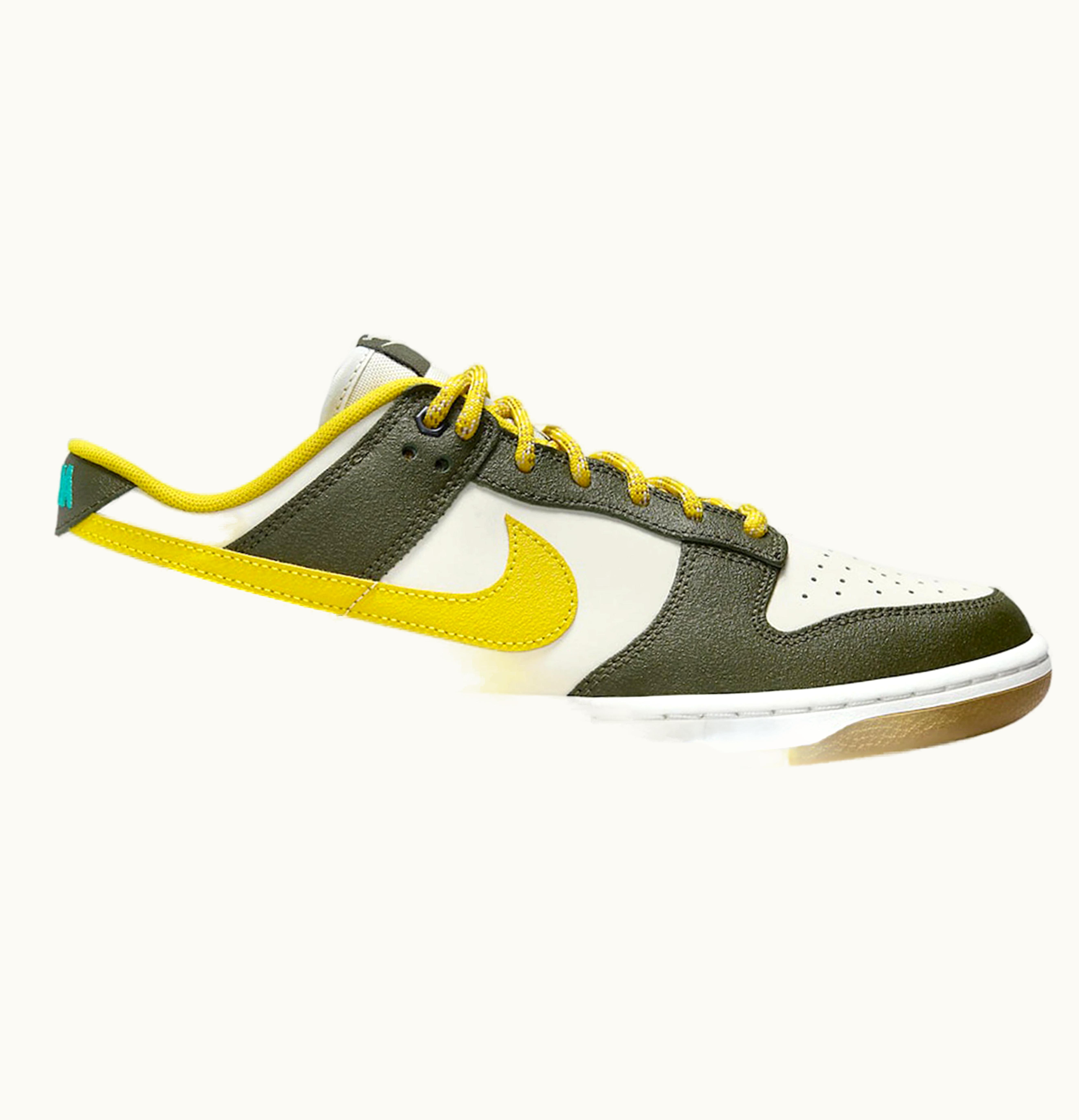 Nike Dunk Low Retro Premium Cargo Khaki Vivid Sulfur