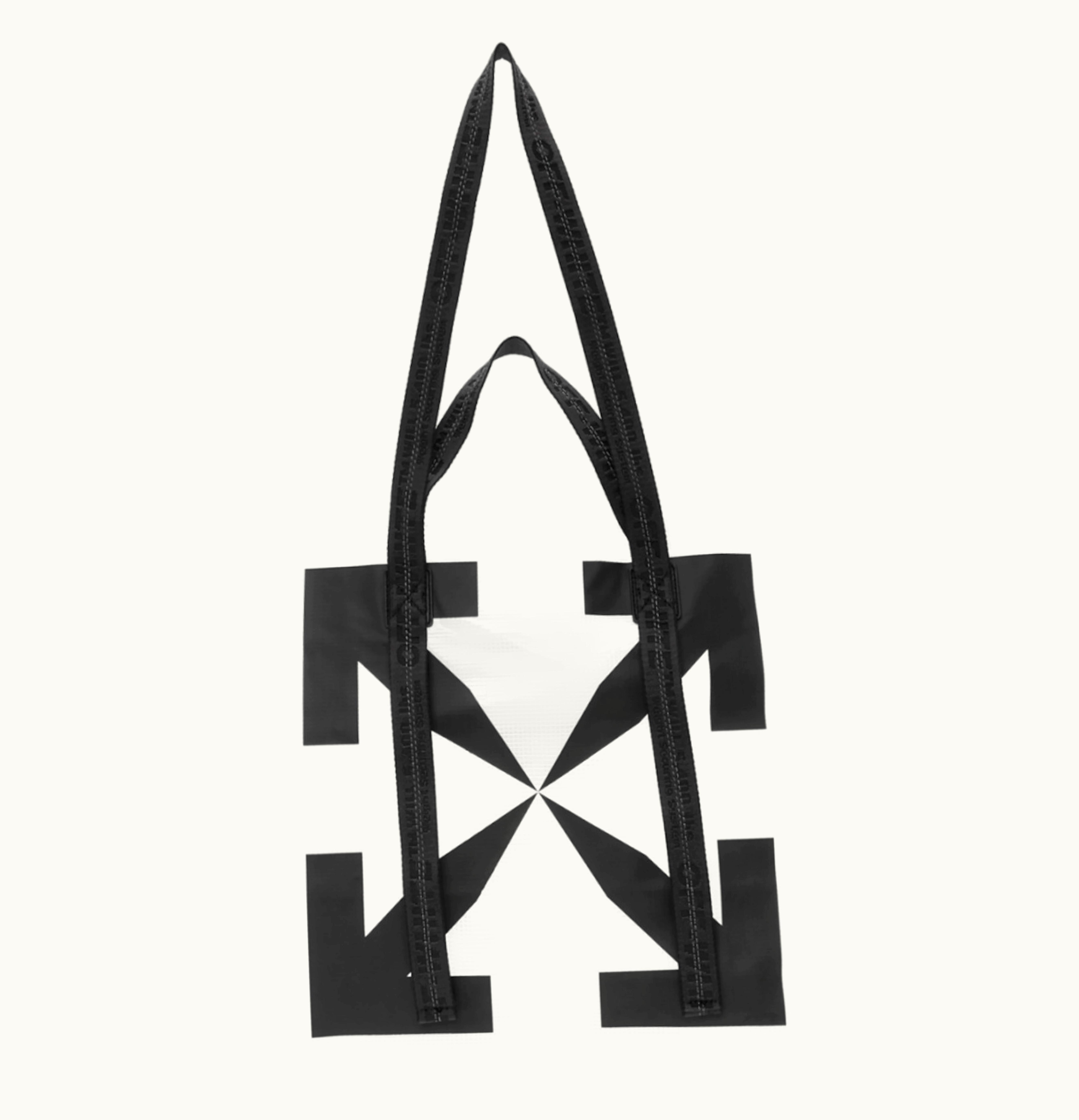 OFF-WHITE OFF WHITE Logo Tote PVC White