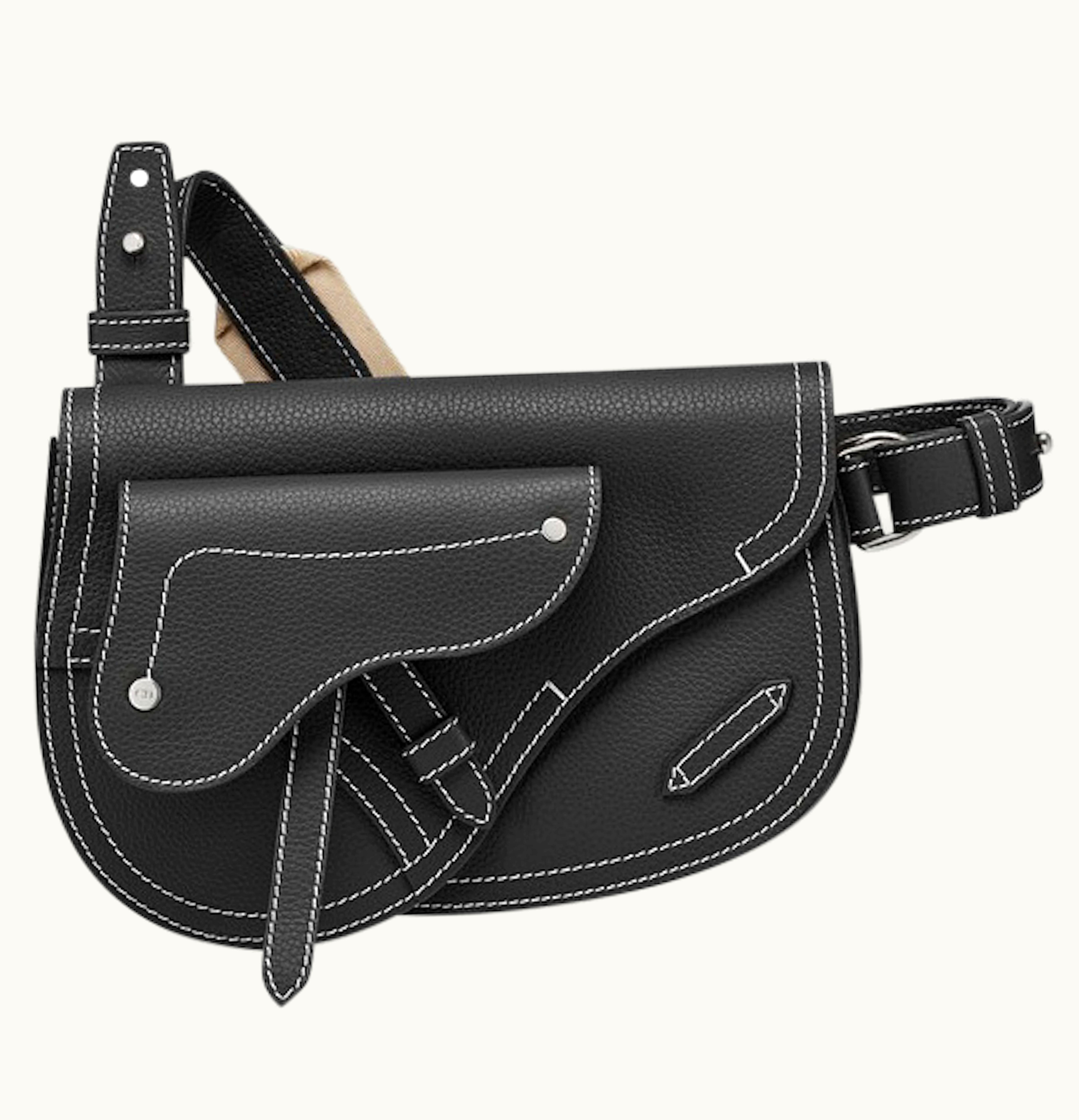 Dior Dior x Kaws Pouch Saddle Black