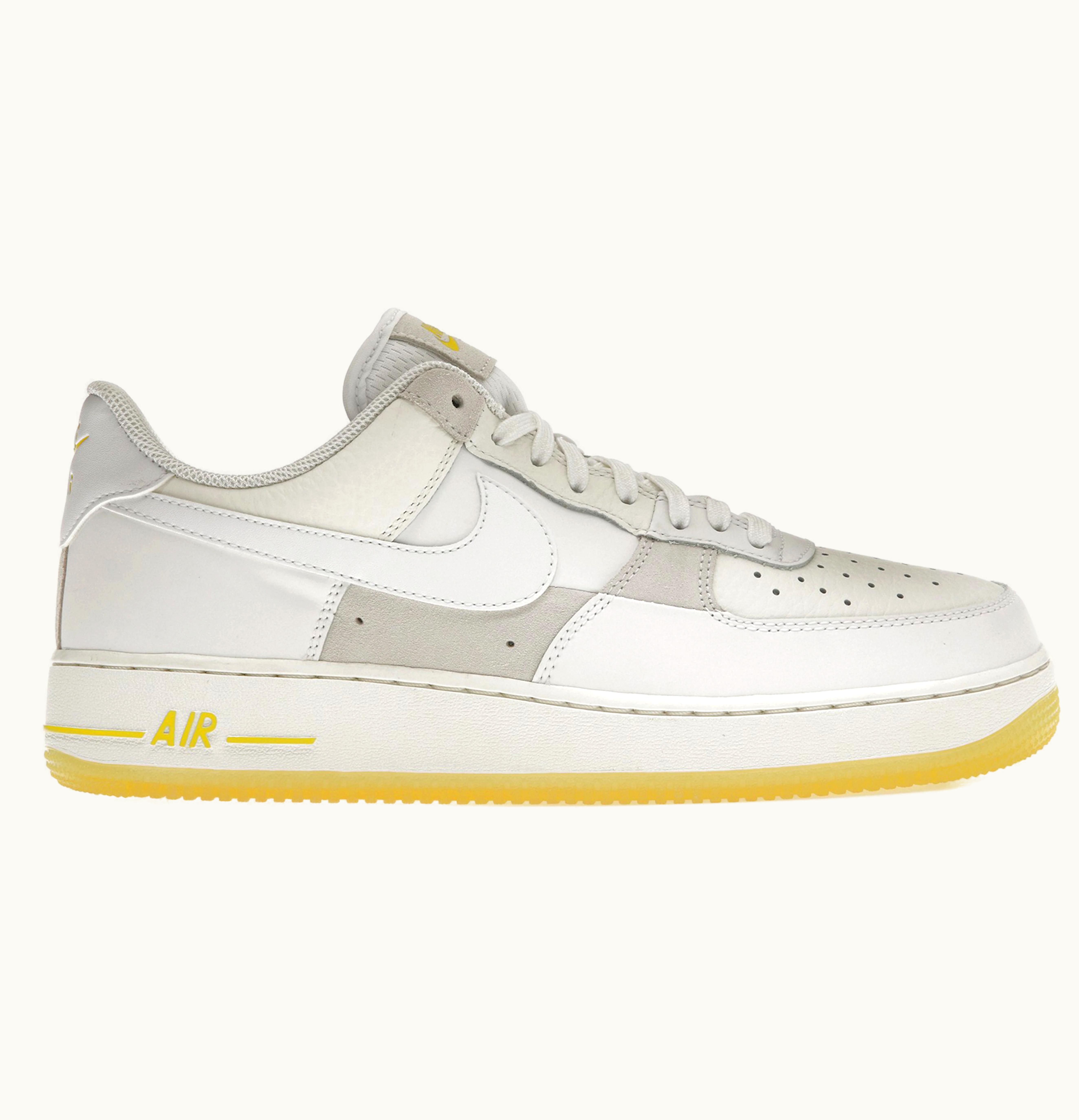 Nike Nike Air Force 1 Low 07 Uv Reactive Patchwork White Multicolor Yellow Womens