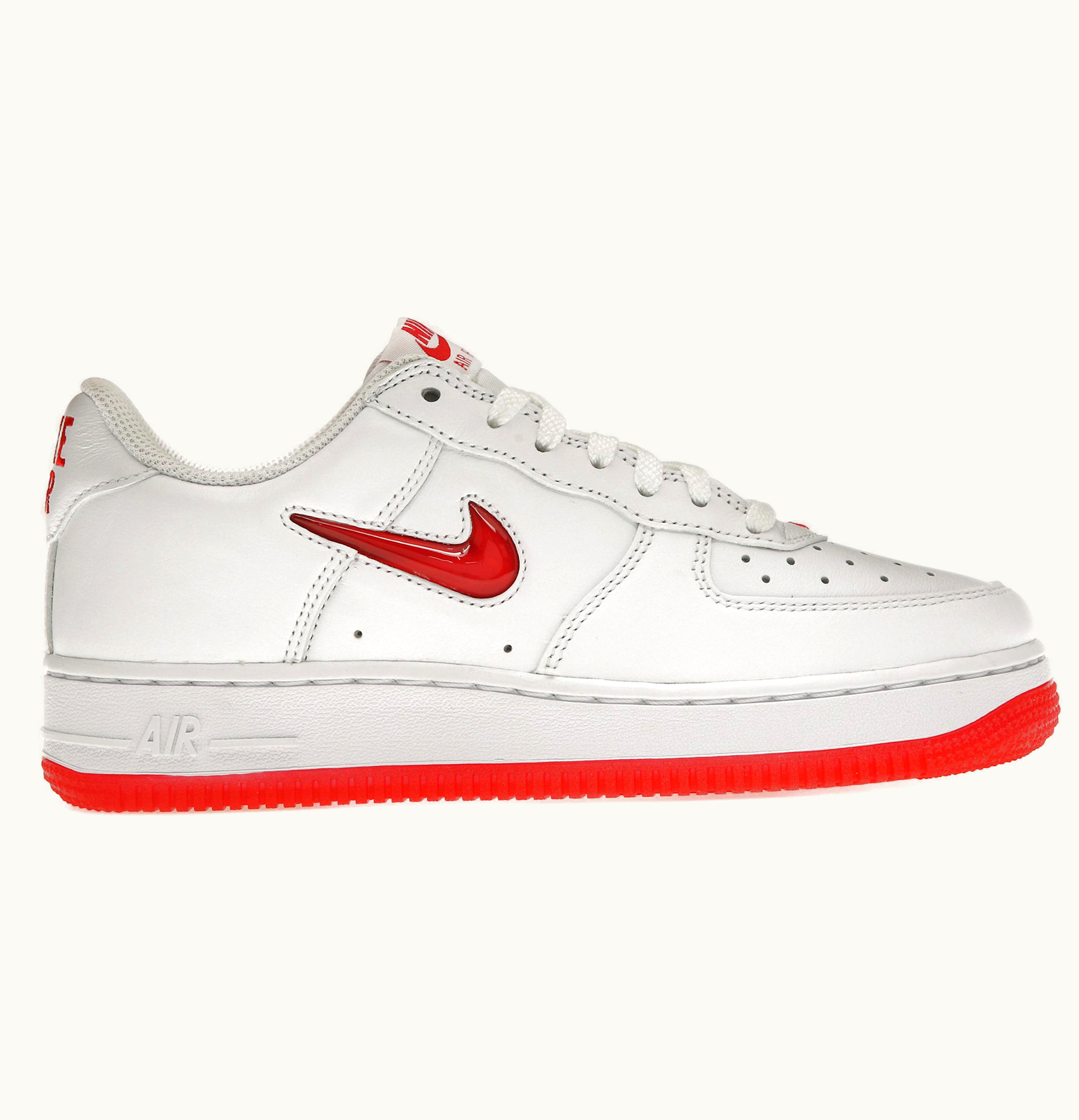 Nike Nike Air Force 1 Low 07 Retro Color Of The Month Jewel Swoosh University Red