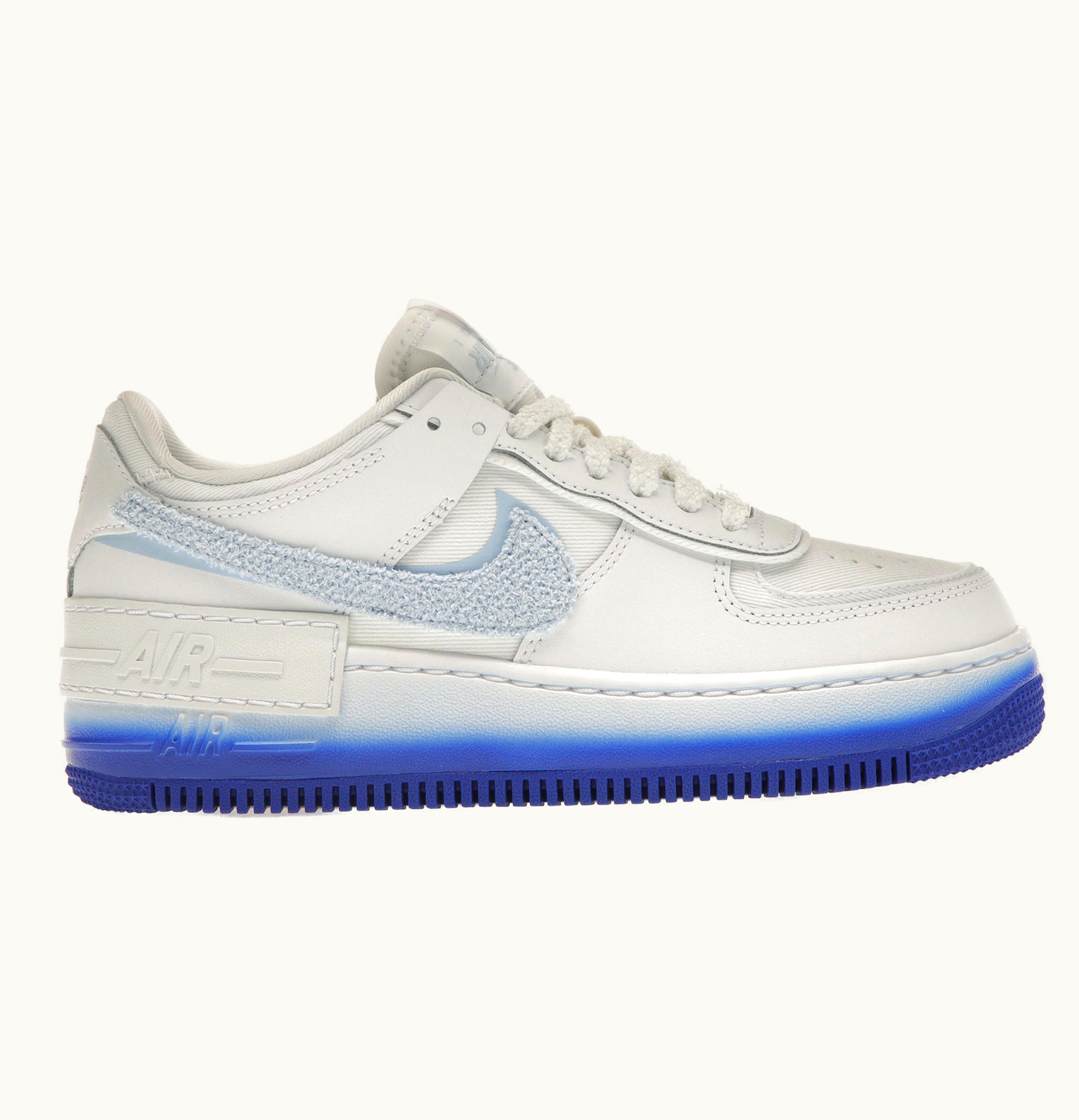 Nike Nike Air Force 1 Low Shadow Chenille Swoosh Blue Tint Womens