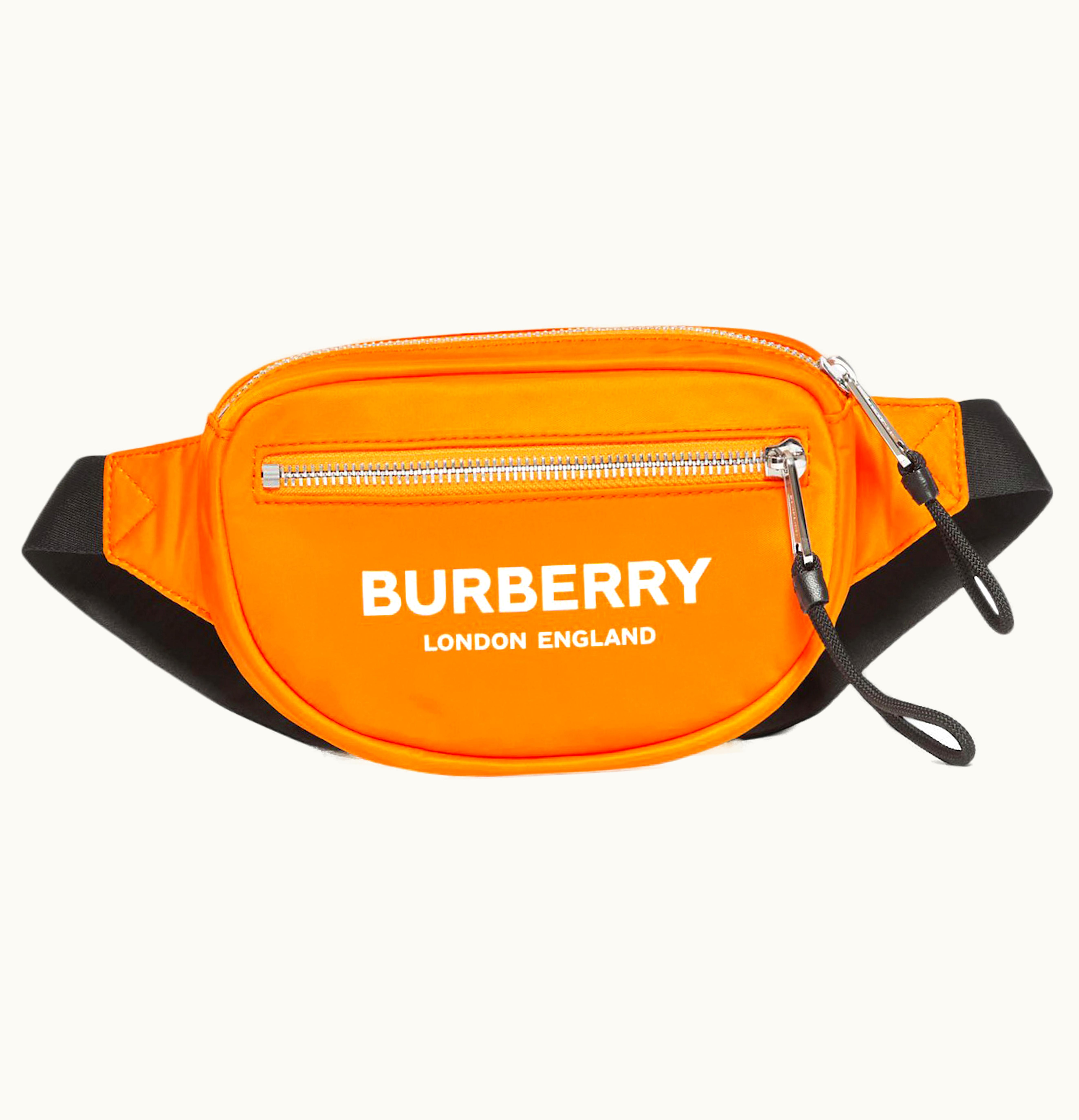 Burberry Burberry Cannon Bum Bag Logo Print ECONYL Small Bright Orange