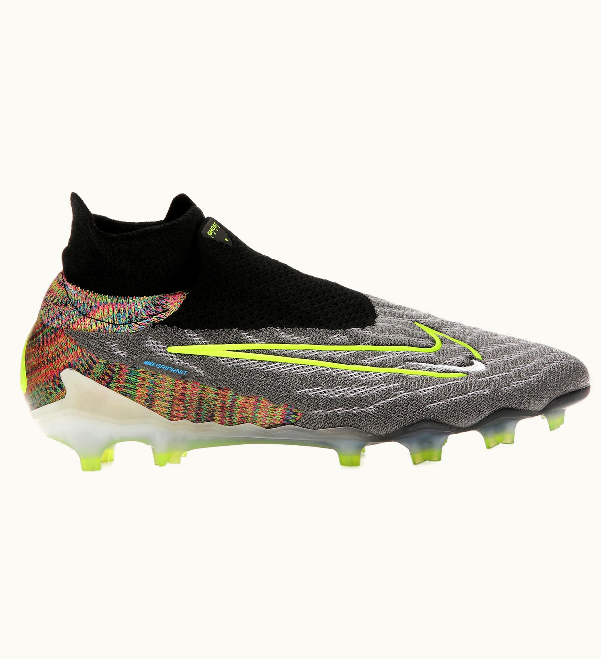 Nike Gripknit Phantom Gx Elite Dynamic Fit Fusion Fg Black White Blue Glow Volt