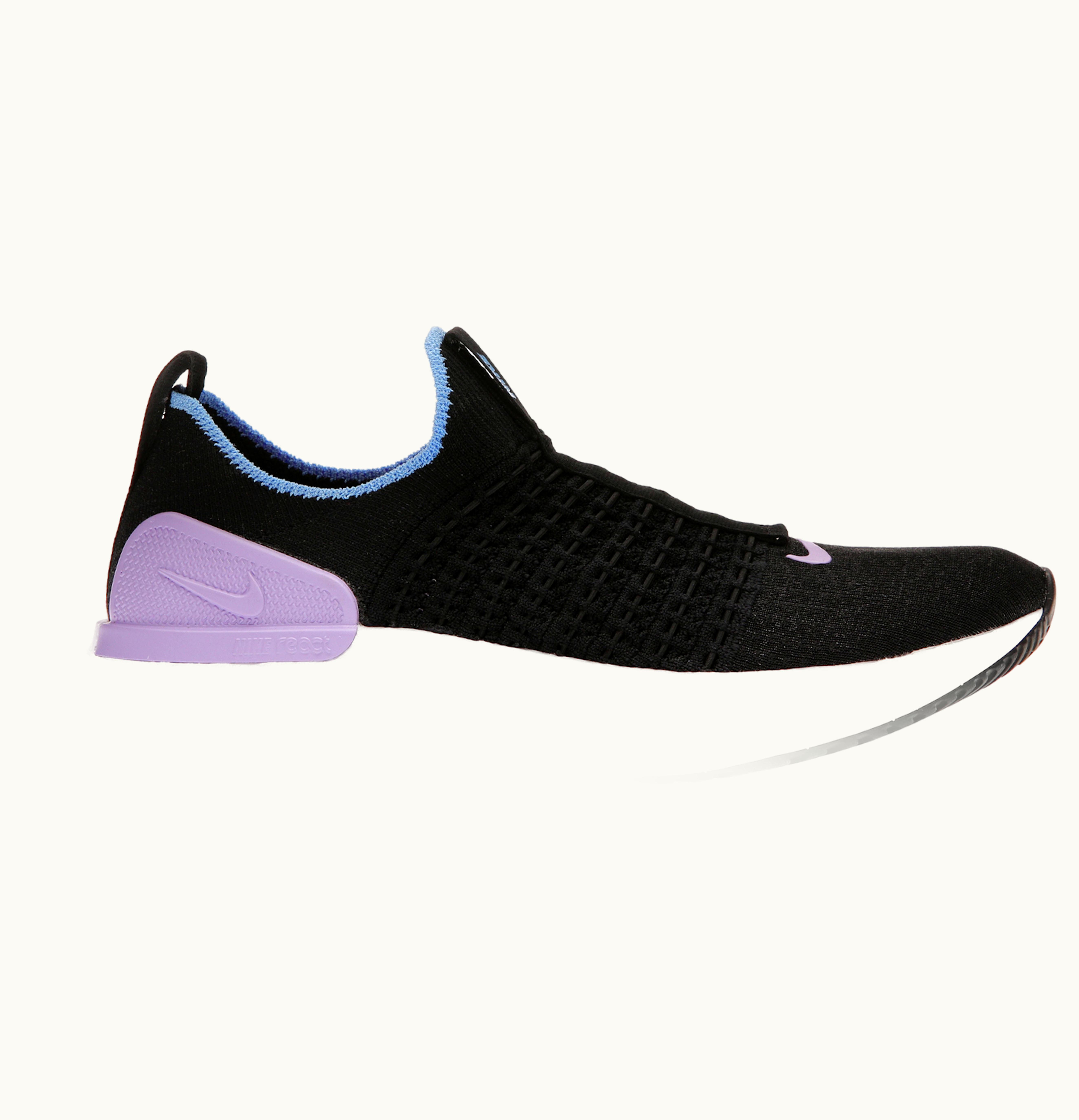Nike React Phantom Run Flyknit 2 Black Barely Grape University Blue Womens