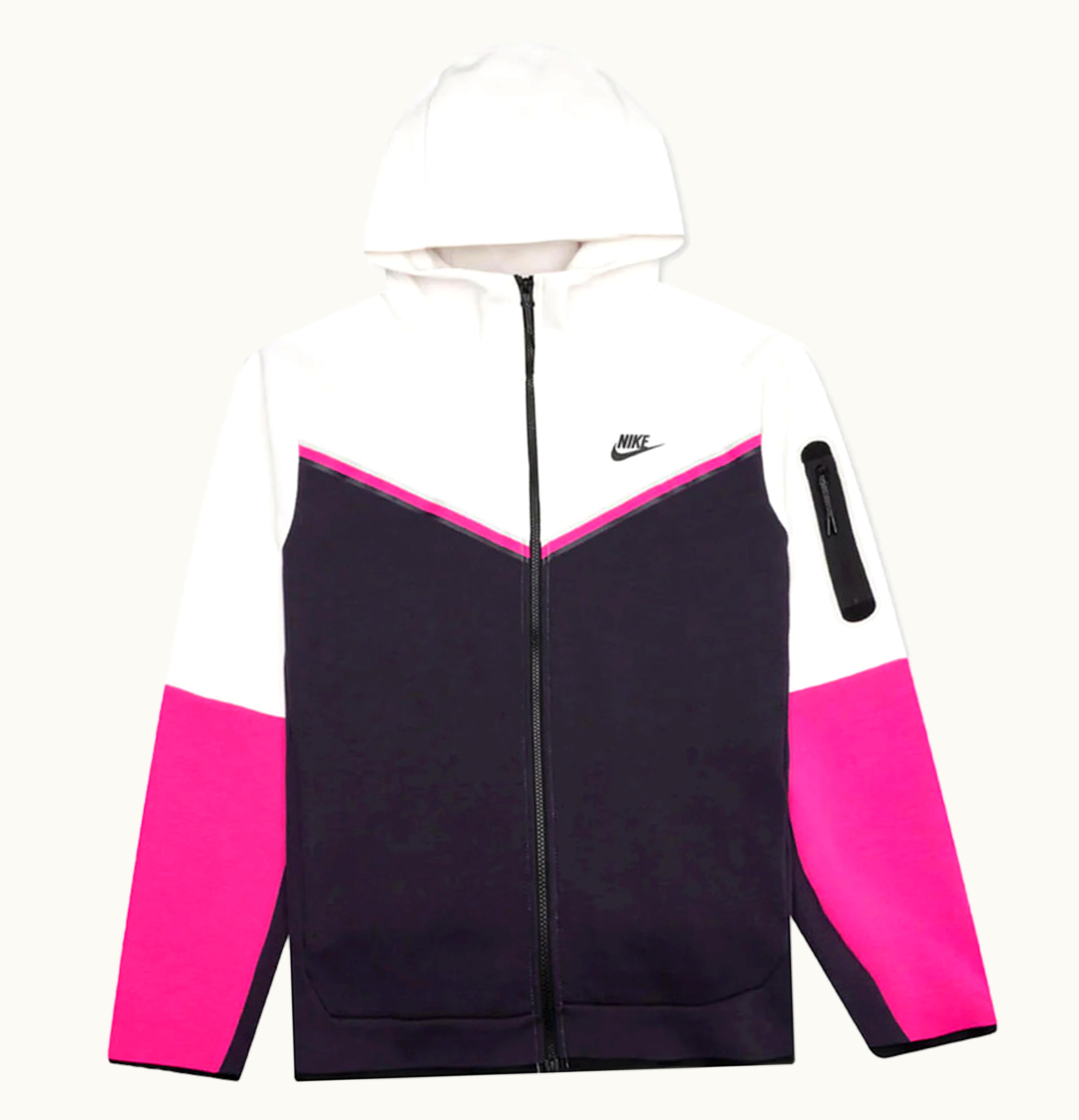 Nike Nike Sportswear Tech Fleece Full Zip Hoodie Phantom Cave Purple Active Pink