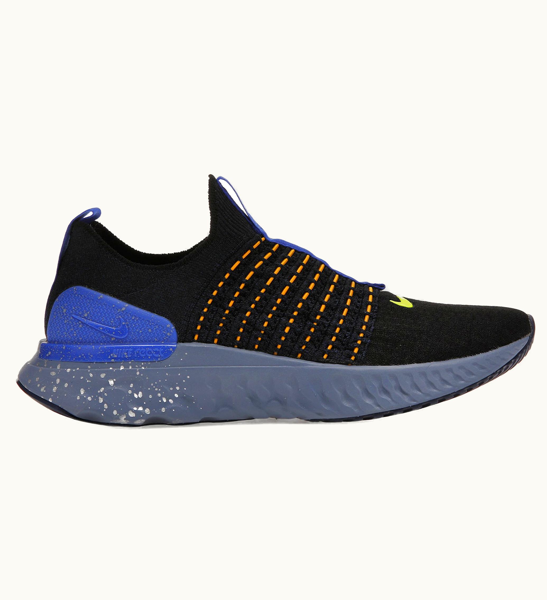 Nike React Phantom Run Flyknit 2 Black Hyper Royal