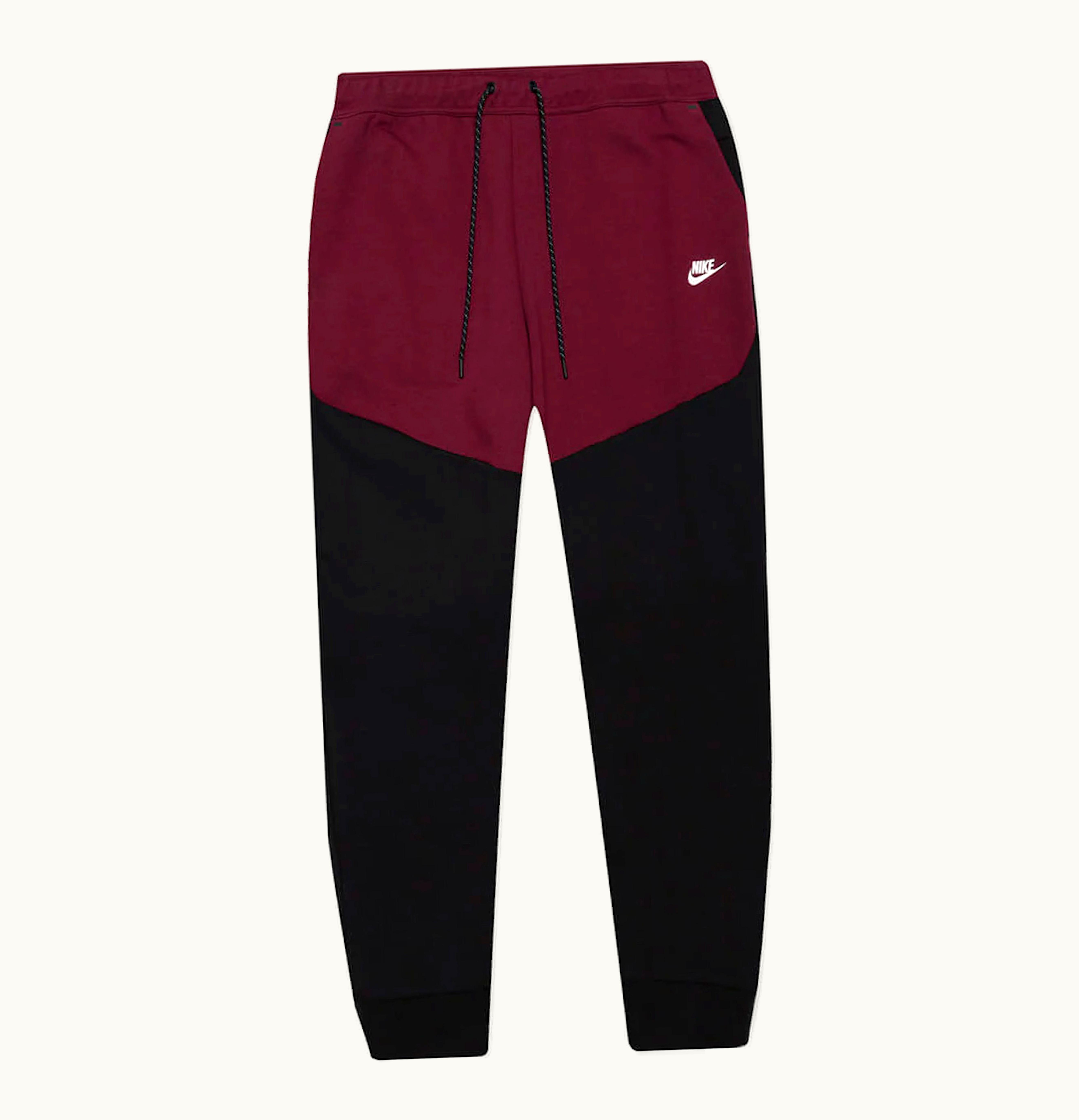 Nike Nike Sportswear Tech Fleece Joggers Black Dark Beetroot Phantom