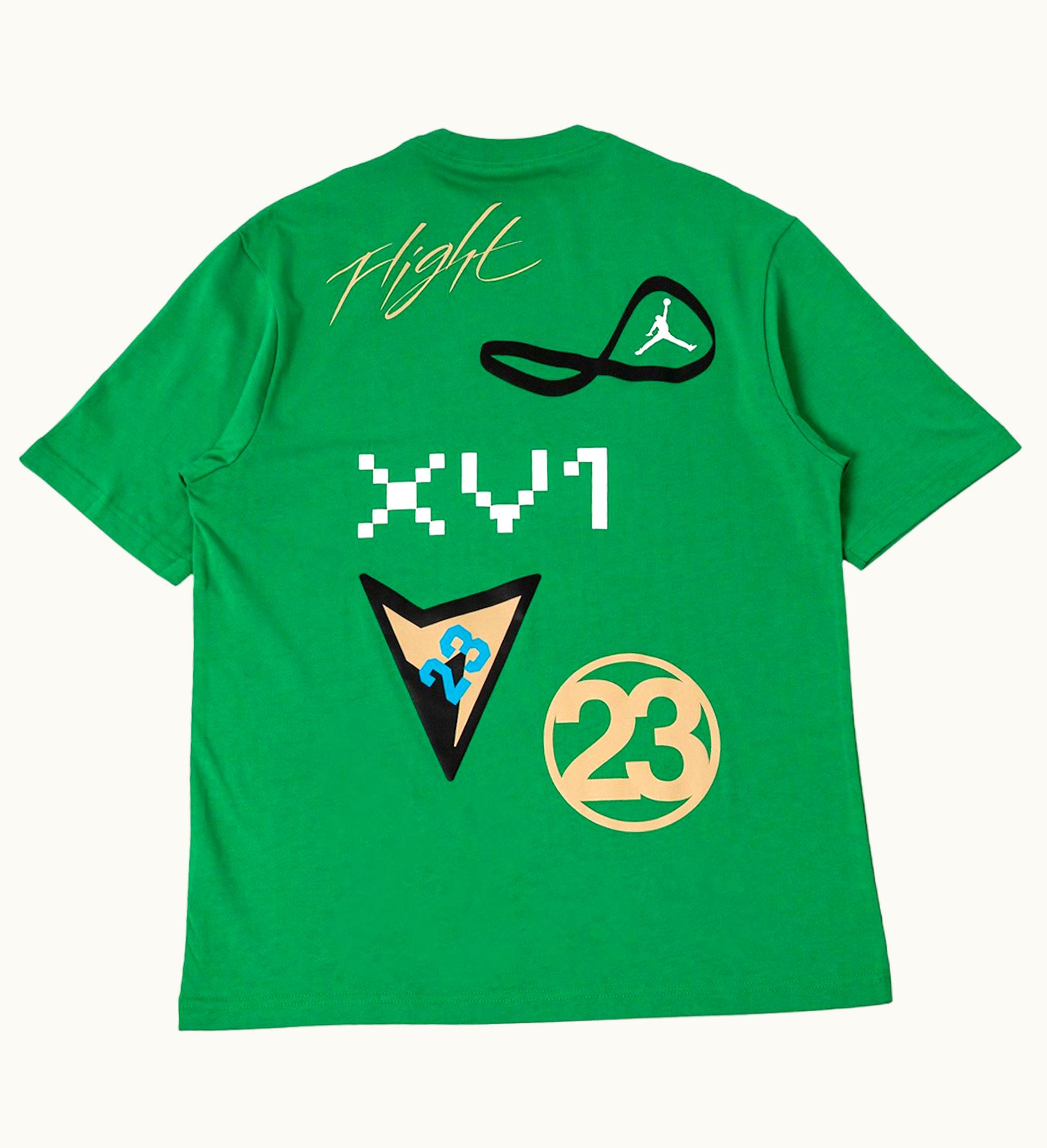 Nike Nike Jordan XVI Flight Heritage Tee Lucky Green Phantom Black