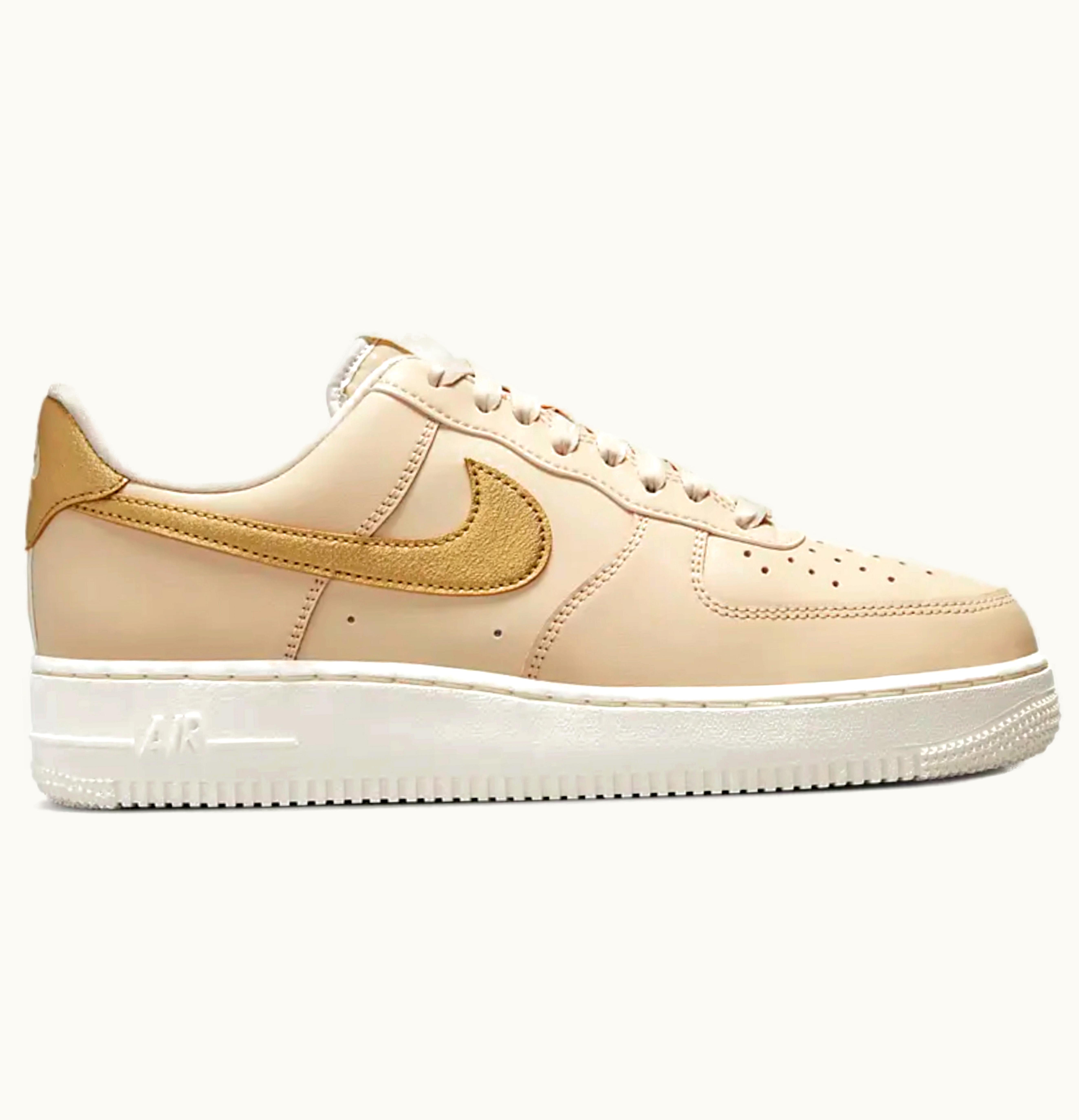 Nike Air Force 1 Low 07 Sanddrift Metallic Gold W
