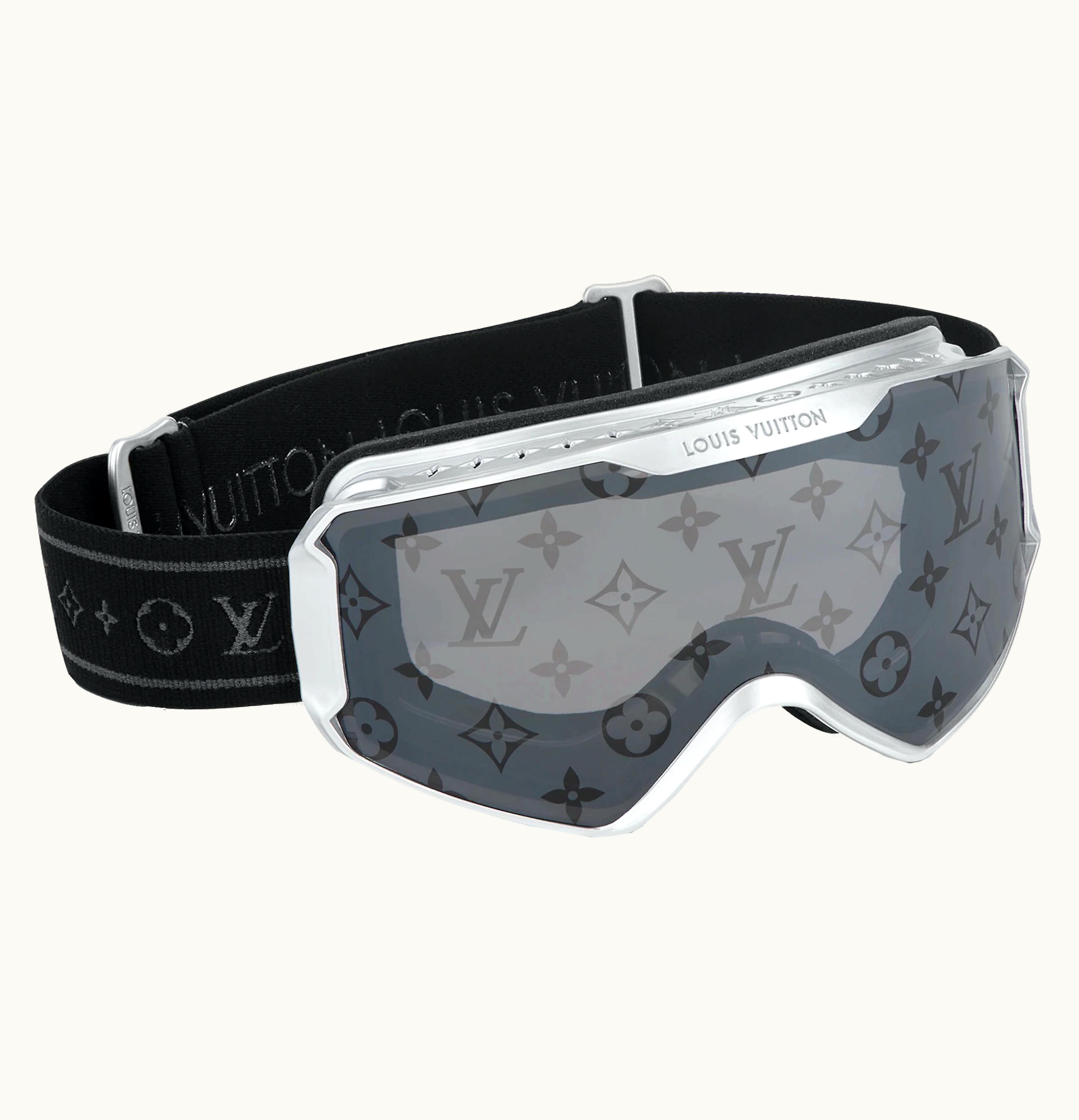 Louis Vuitton ULtIMZ Z1744W/Z1744E Louis Vuitton LV Snow Mask Silver Luxury Face Mask