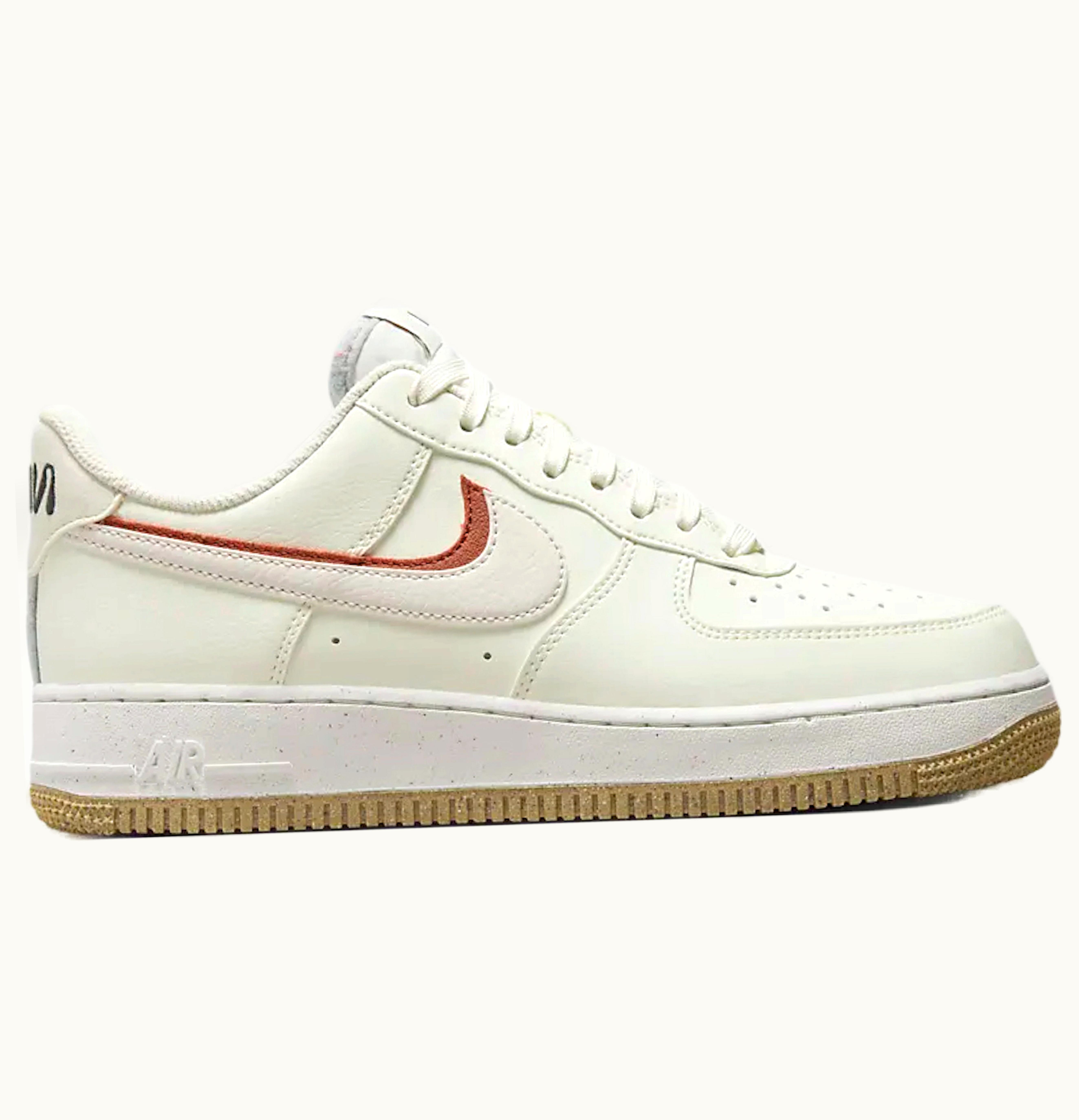 Nike Air Force 1 Low 82 Double Swoosh Sail Cinnabar Phantom W