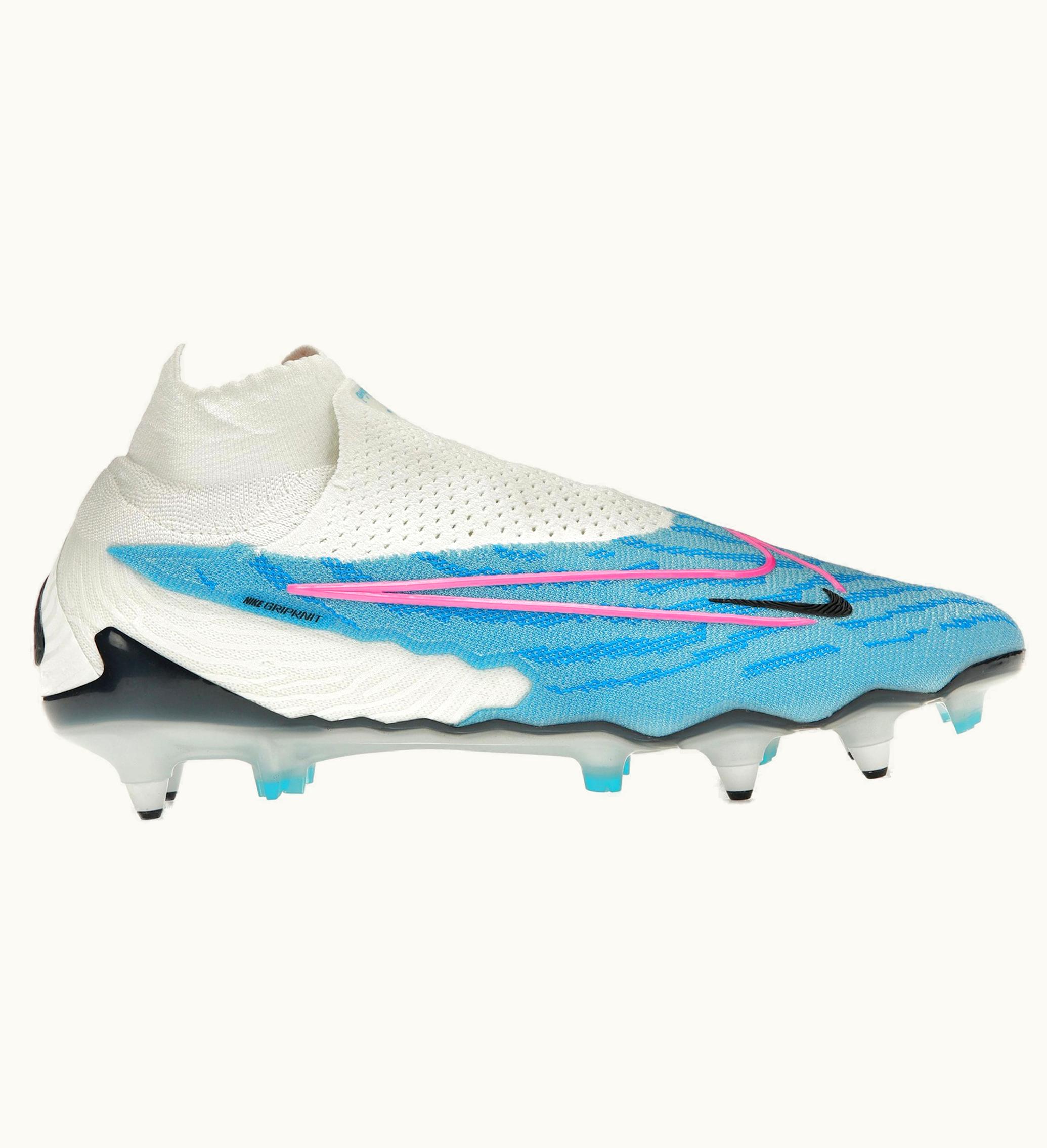 Nike Gripknit Phantom Gx Elite Dynamic Fit Sg Pro Anti Clog Traction Blast Pack Baltic Blue