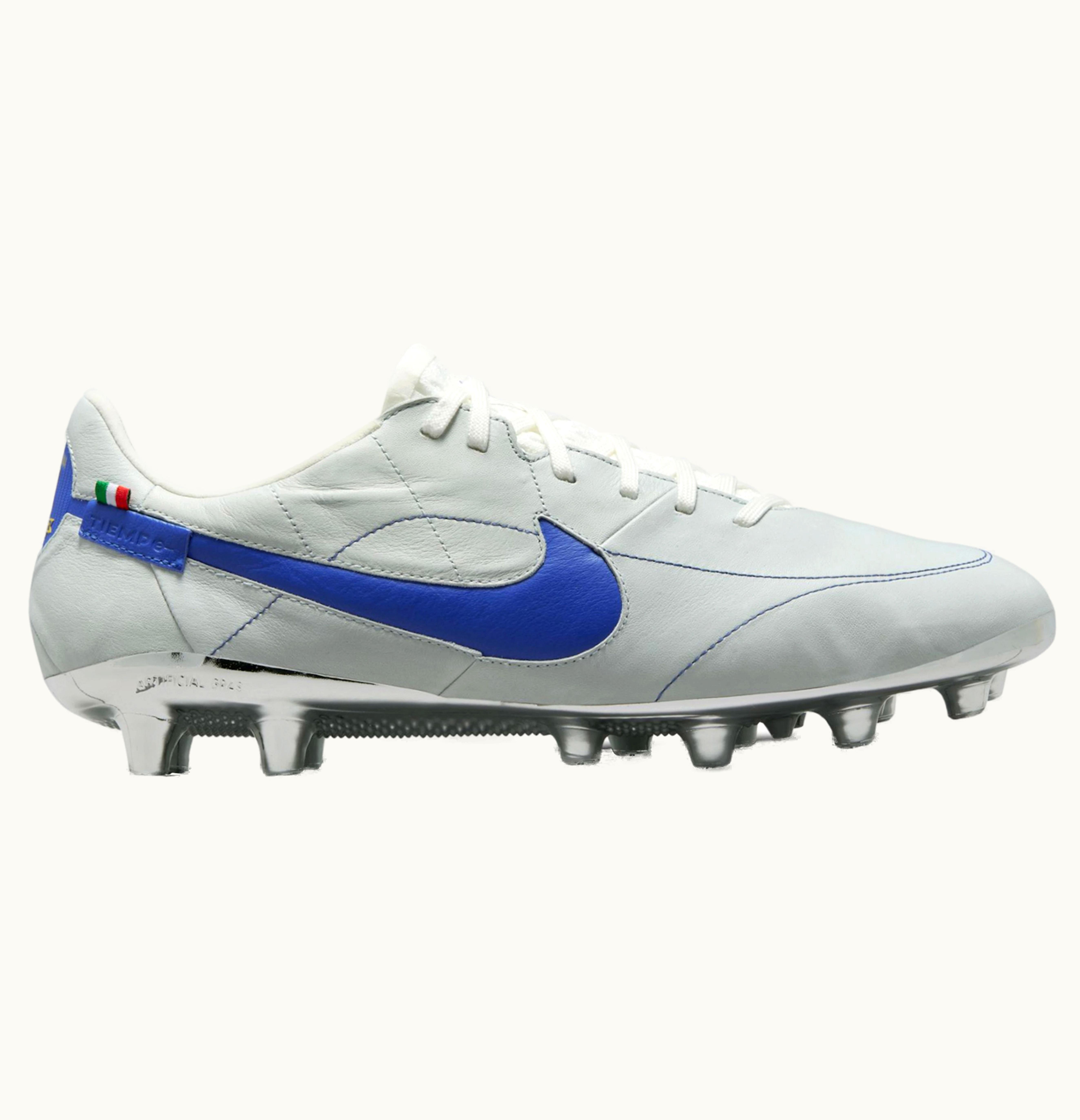Nike Tiempo Legend 9 Elite Mi Ag Montebelluna Leather White Game Royal