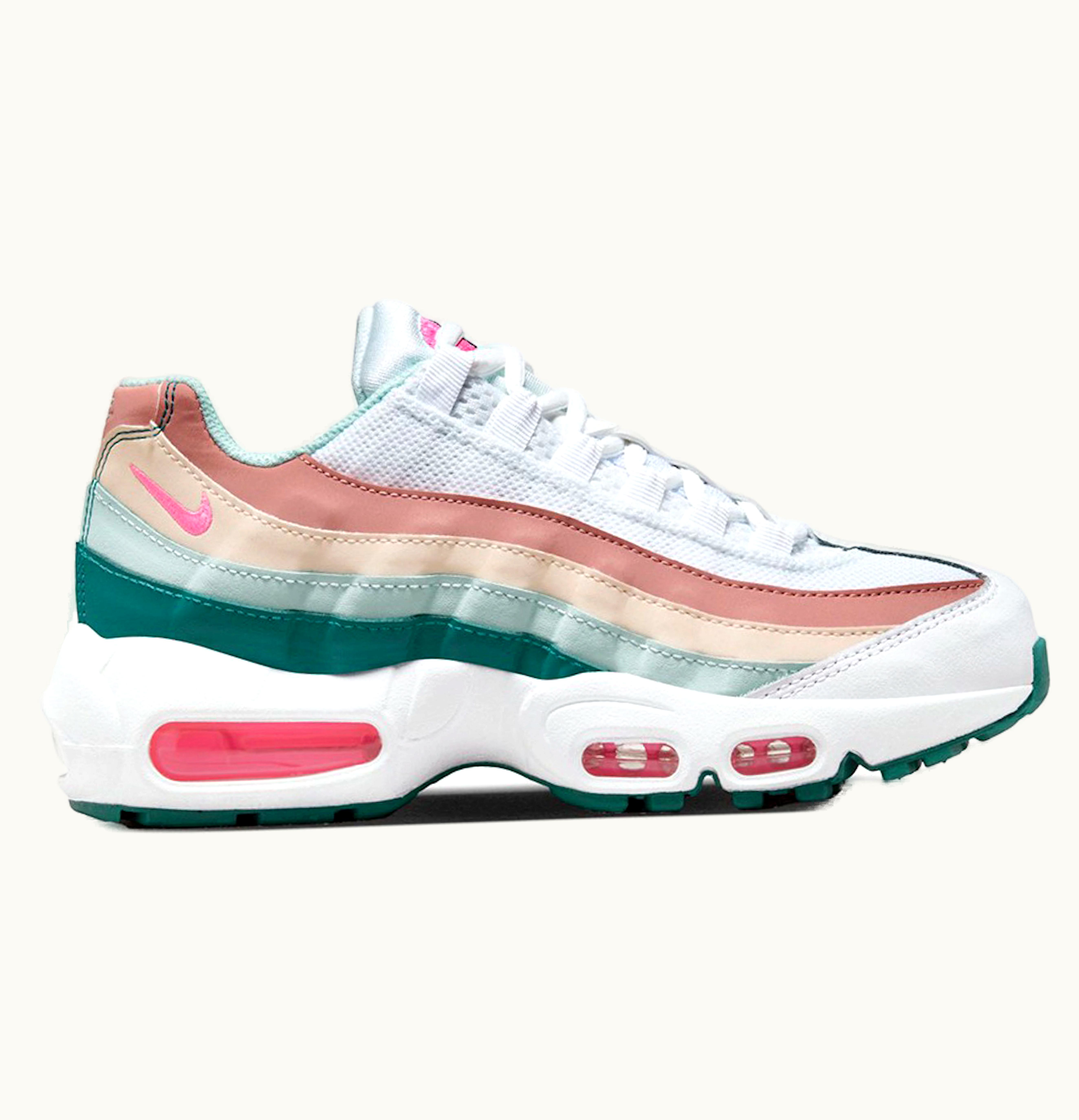 Nike Air Max 95 Recraft White Geode Teal Gs